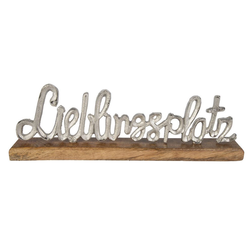 Out of the Blue Dekofigur Deko-Schriftzug - Lieblingsplatz - ca. 40 x 12 cm günstig online kaufen