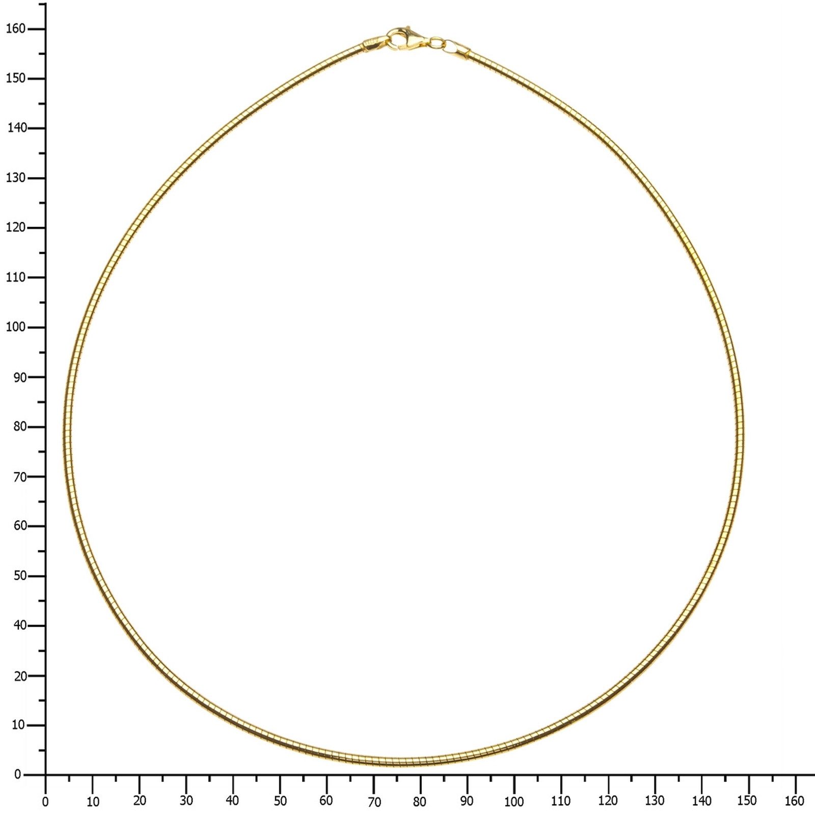 OSTSEE-SCHMUCK Halsreif Ostsee-Schmuck Halsreif Omega 2,2 mm Halsreif Omega 2,2 mm (1-tlg) – Bild 4 von 5