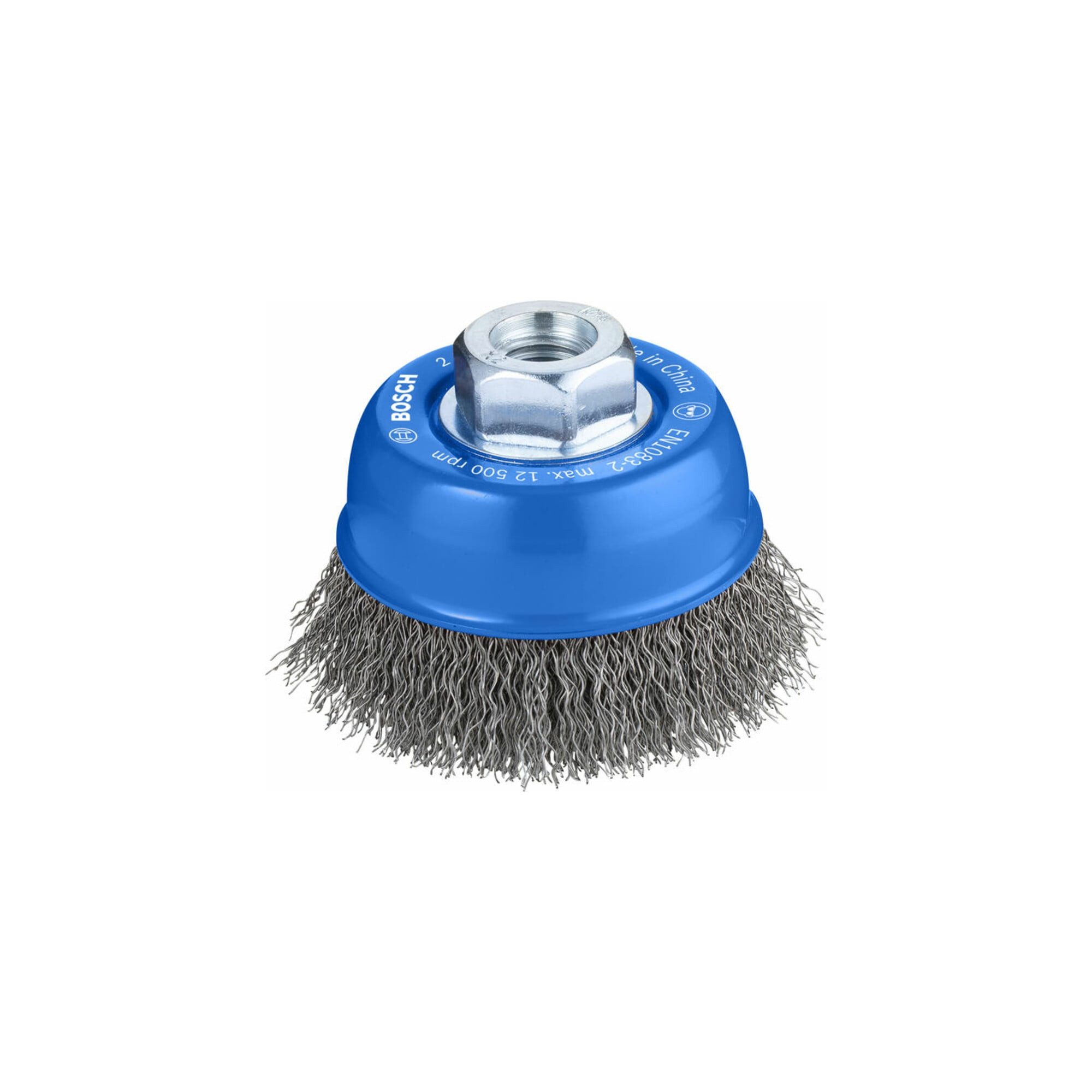 Bosch Professional Topfbürsten-Aufsatz Bosch Topfbürste Stahl gewellter Draht 75 mm 0,3 mm 12500 U/ min M 14