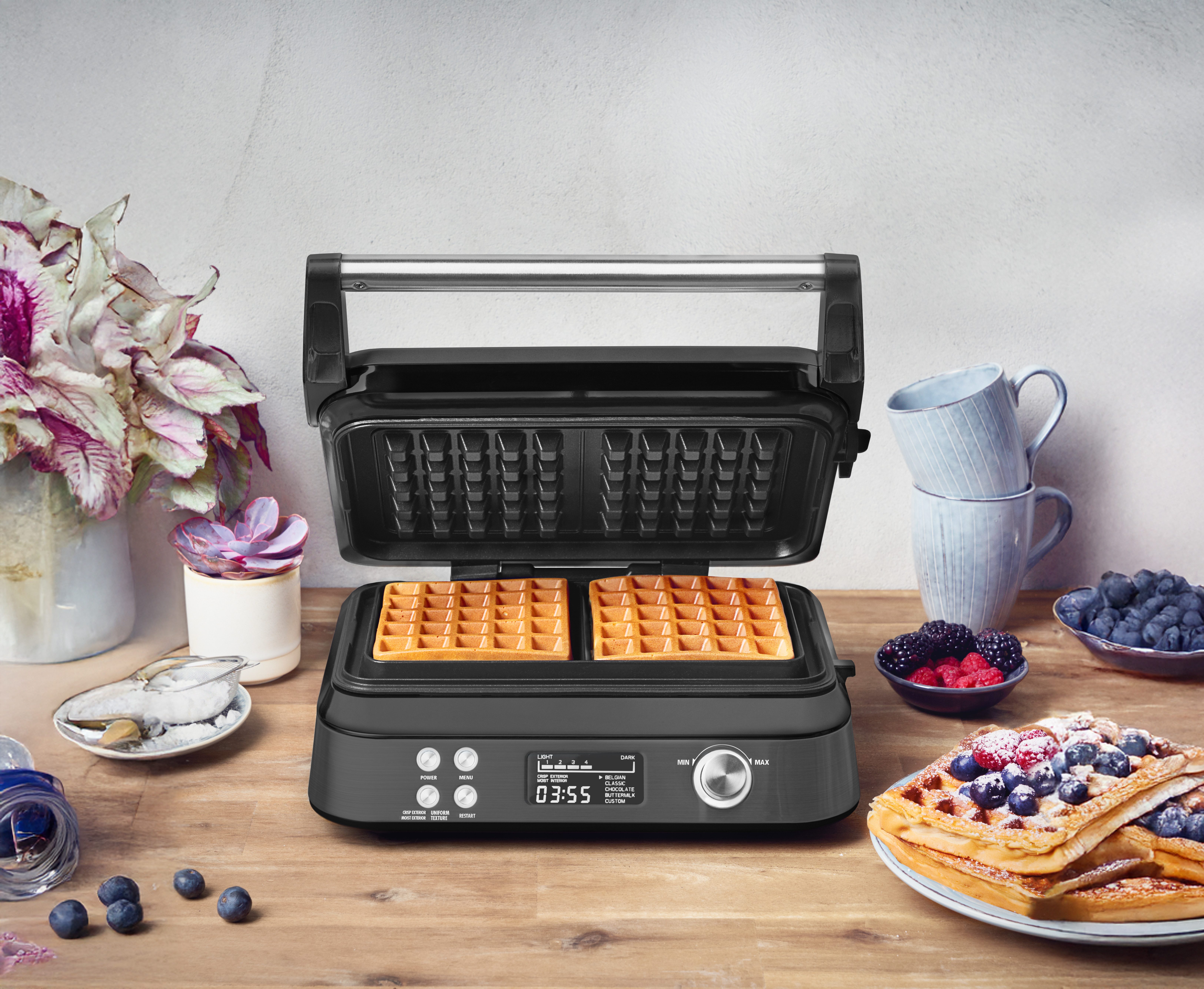 Gastroback Waffeleisen Waffeleisen Advanced Control 42449 BLACK EDITION, 1600 W