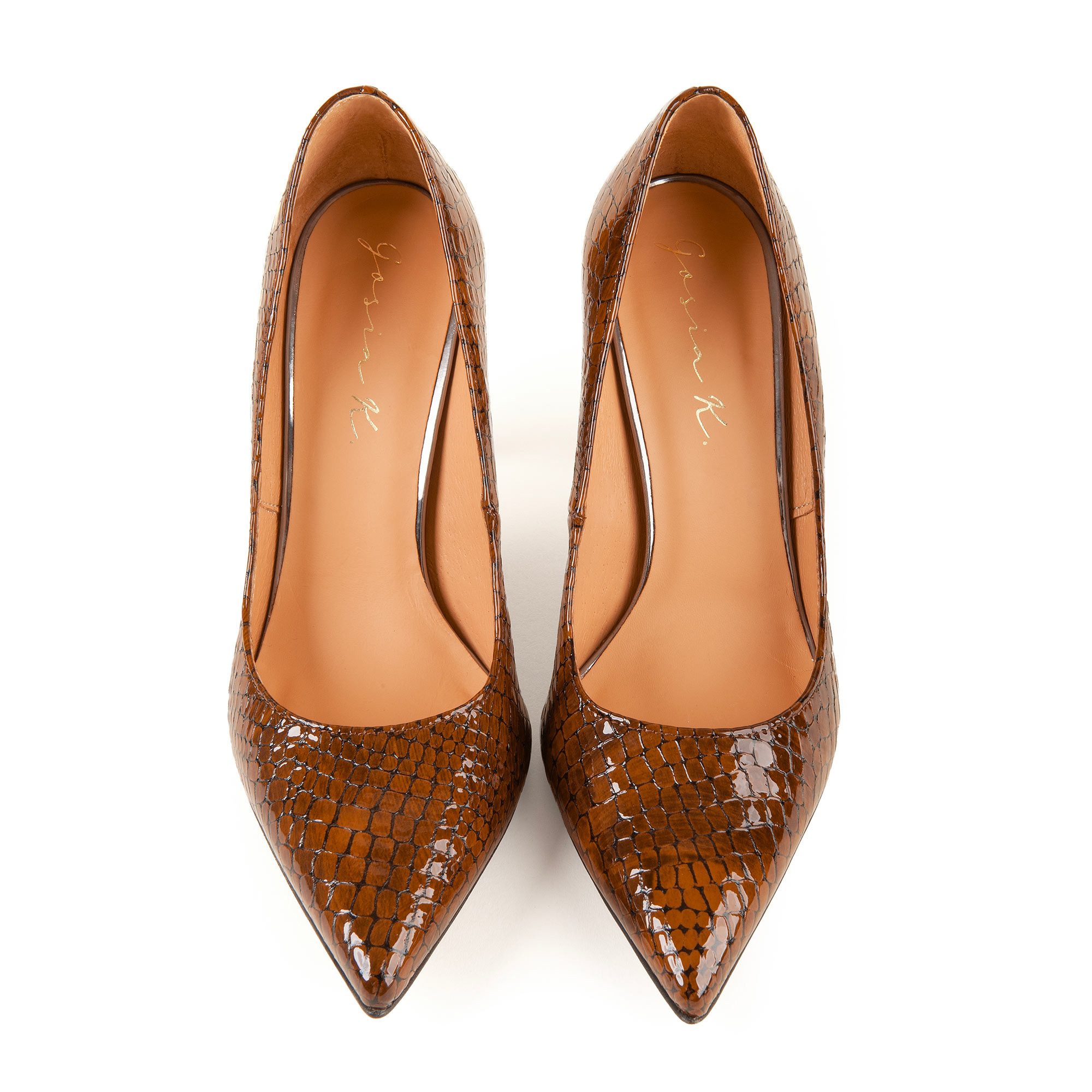 GosiaK. "Amber" High-Heel-Pumps aus echtem Leder – Bild 5 von 5