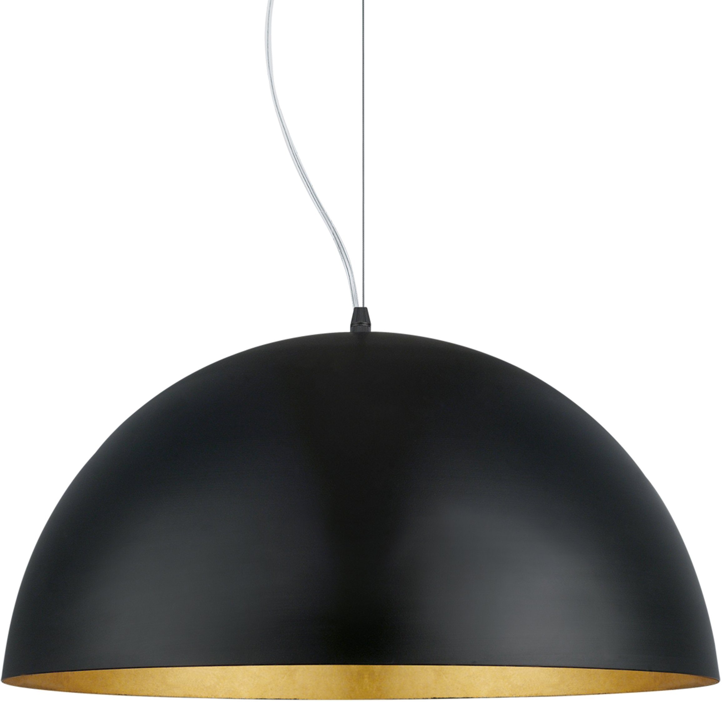 EGLO Hängeleuchte GAETANO 1, ohne Leuchtmittel, Pendelleuchte, Metall, E27 Fassung, Ø 53,5 cm
