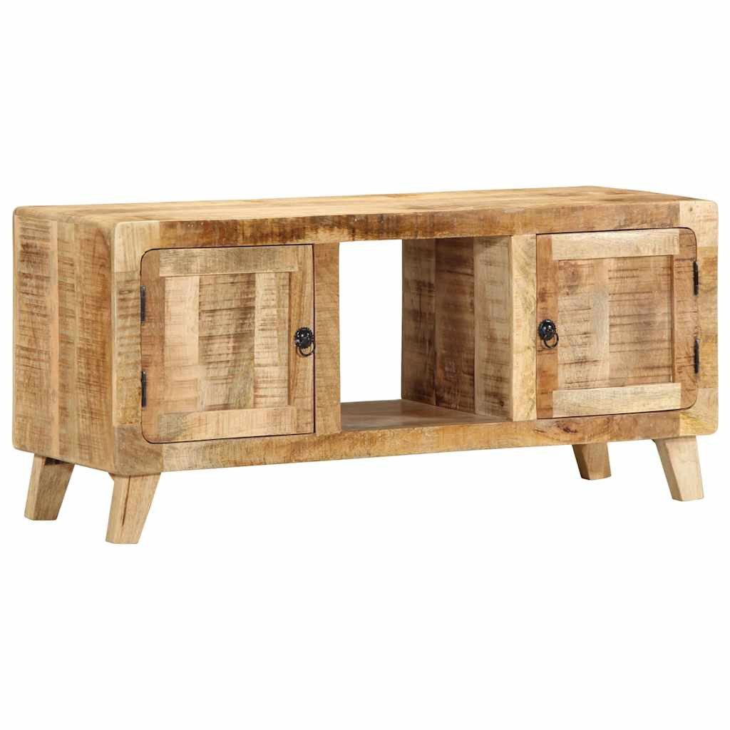 vidaXL TV-Schrank TV-Schrank 105x46x32 cm Raues Massivholz (1-St)