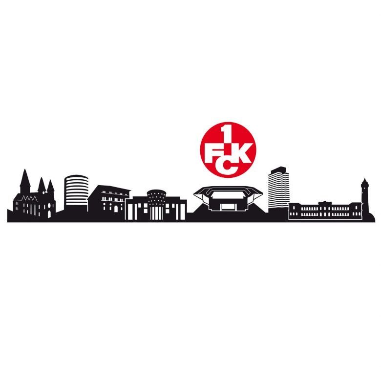 Skyline Wandtattoo (1 Wall-Art 1.FC St) Kaiserslautern Logo