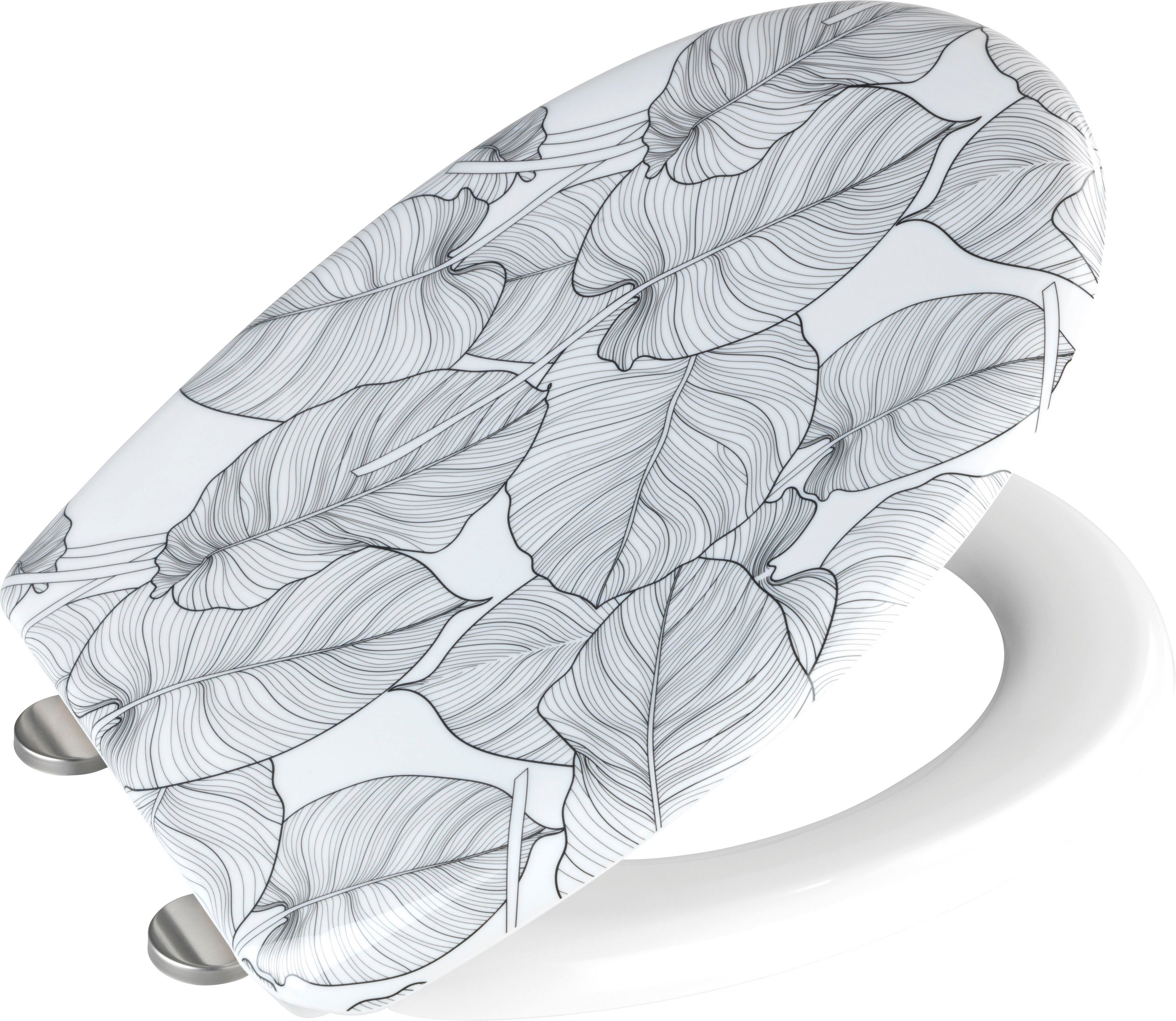 WENKO WC-Sitz Samoa, aus antibakteriellem Duroplast