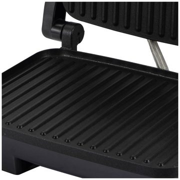 MasterPRO Kontaktgrill Kontaktgrill 1800 - 2000 W, 26.2 x 17 cm, Antihaftbeschichtung, Cool-Touch-Gehäuse, Überhitzungsschutz