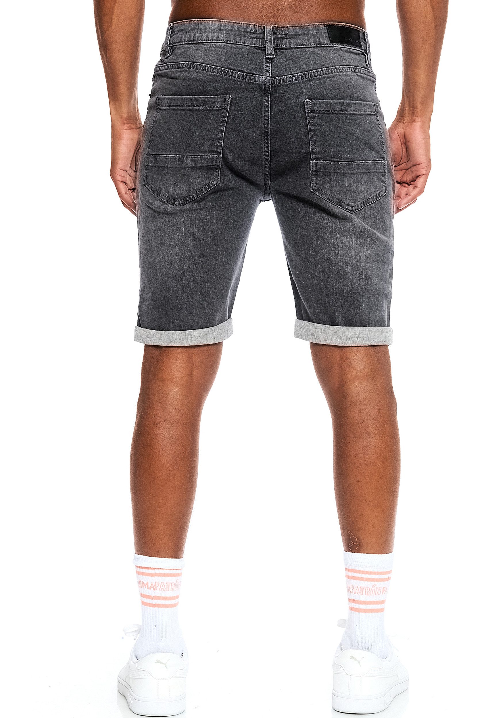 Smith & Solo Jeansshorts Herren, kurze Hosen Männer, Shorts 5-Pocket Style