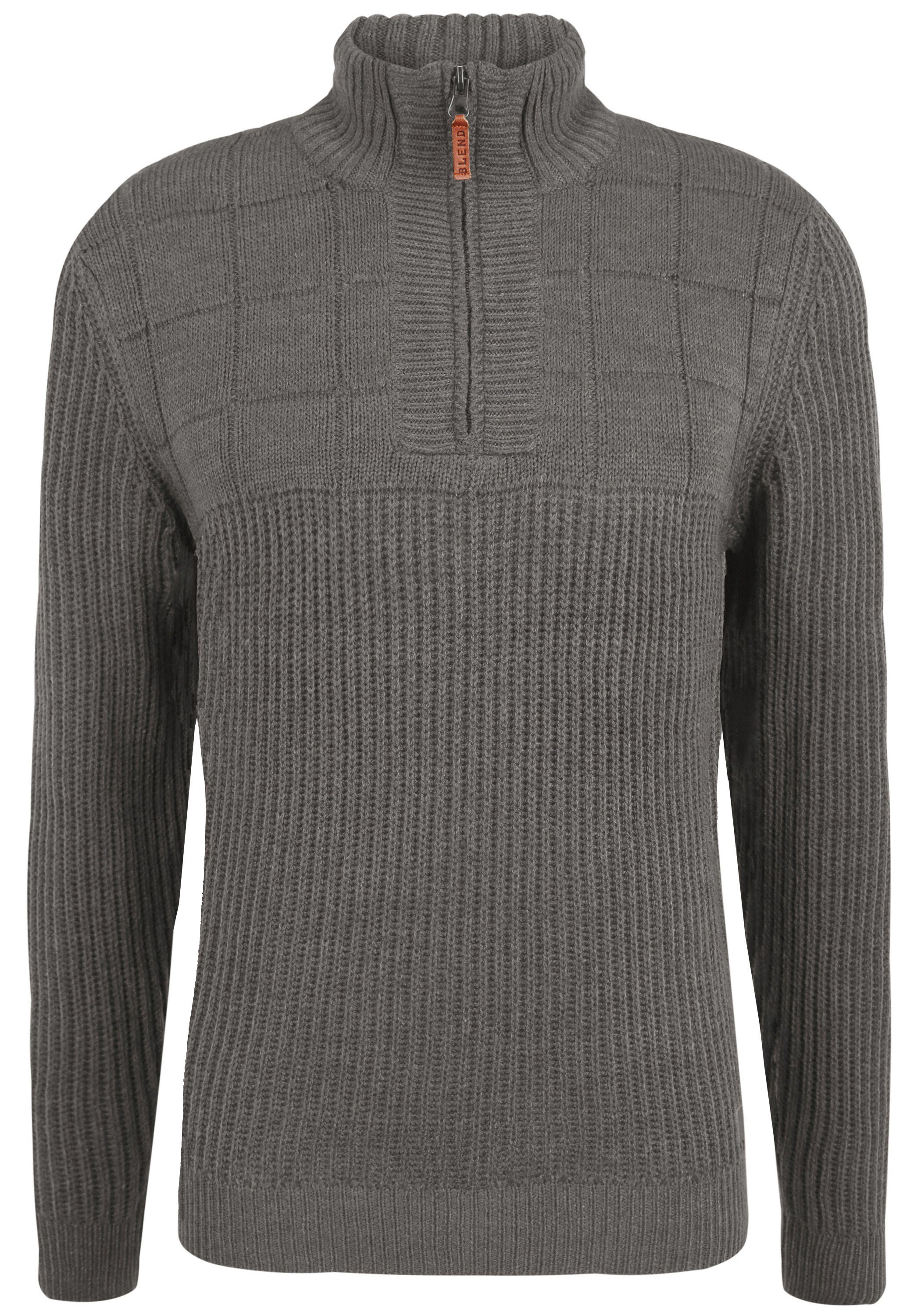 Blend Troyer BHOstuta Grobstrick-Troyer mit Stehkragen günstig online kaufen