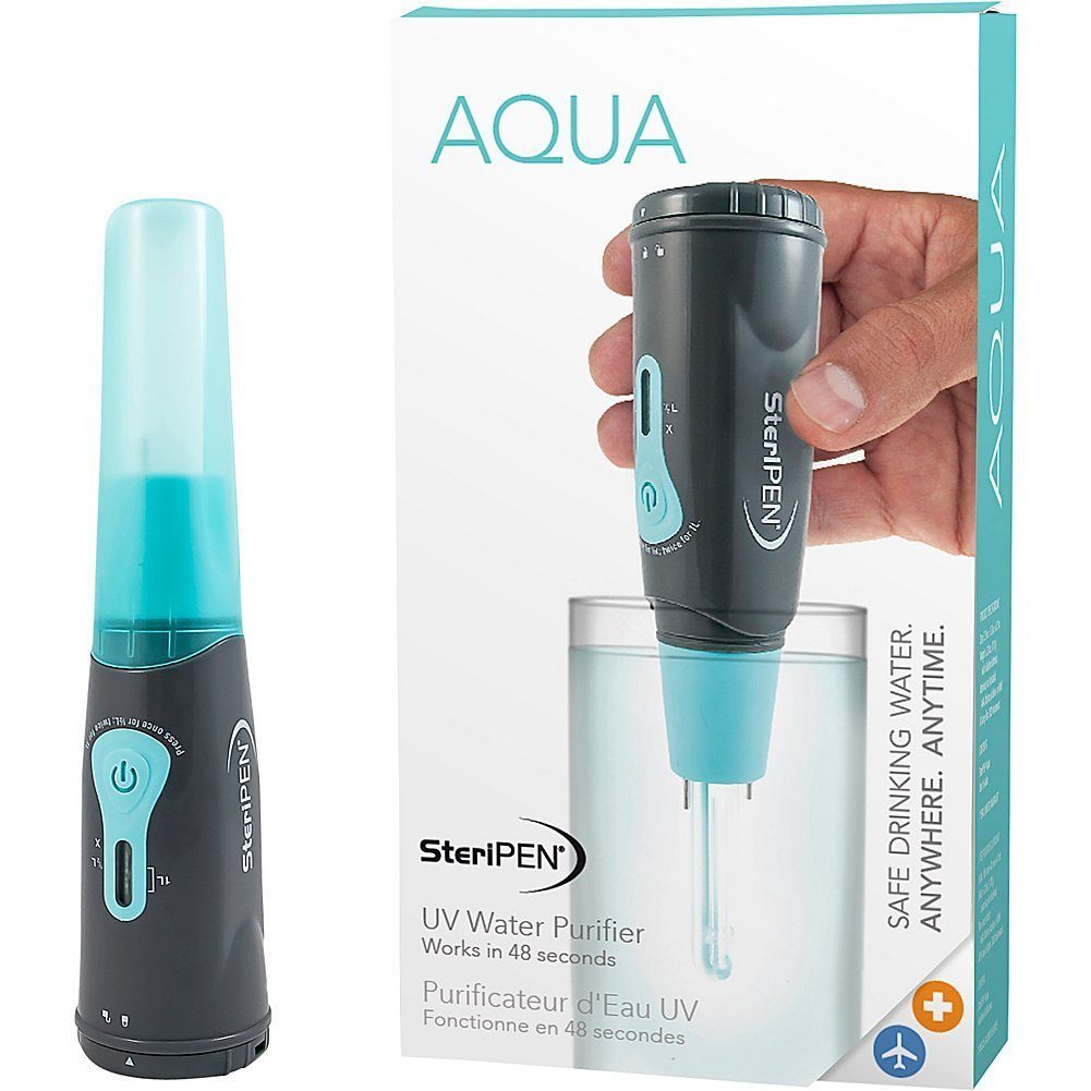 SteriPEN Wasserfilter SteriPEN AQUA UV Wasserentkeimer 4x AA Batterien