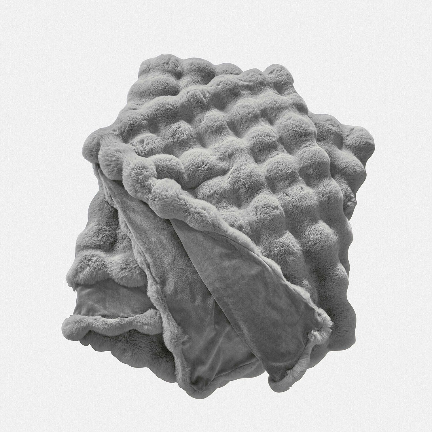 Tagesdecke Plaid Zalina grau