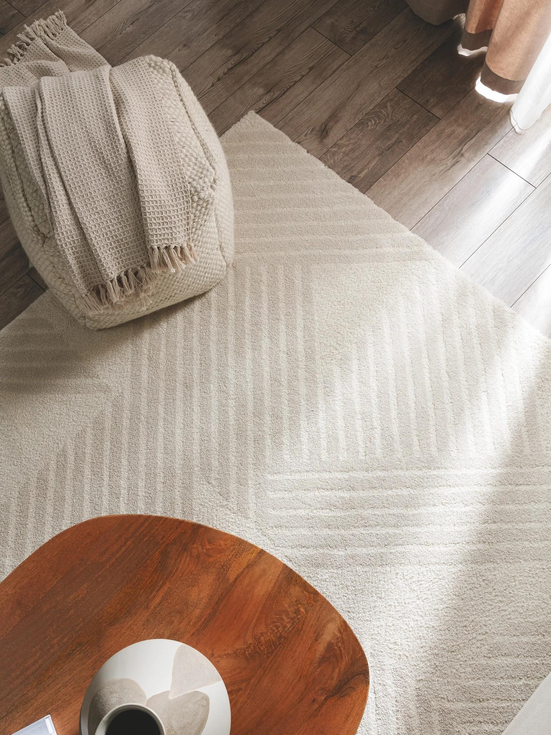 benuta Teppich Tacoma, rechteckig, Höhe: 21 mm, Teppich Wohnzimmer, Schlafzimmer, Esszimmer, Flur, Kunstfaser, Cozy