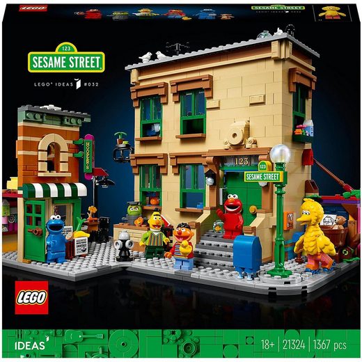 LEGO® Konstruktions-Spielset »LEGO® Ideas 21324 123 Sesame Street«