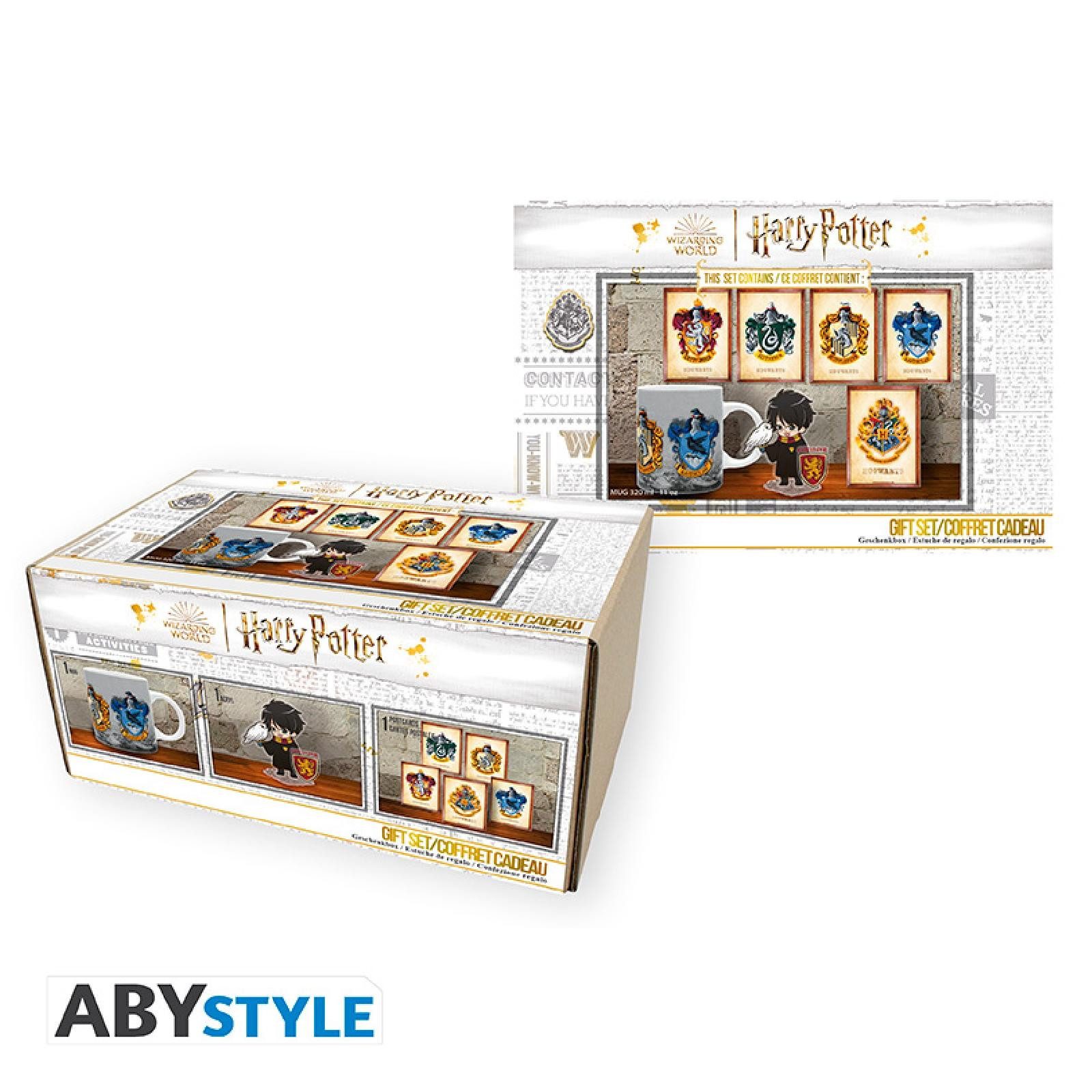 ABYstyle Tasse HARRY POTTER - Pck Tasse320ml + Acryl® + Postcards Hogwarts