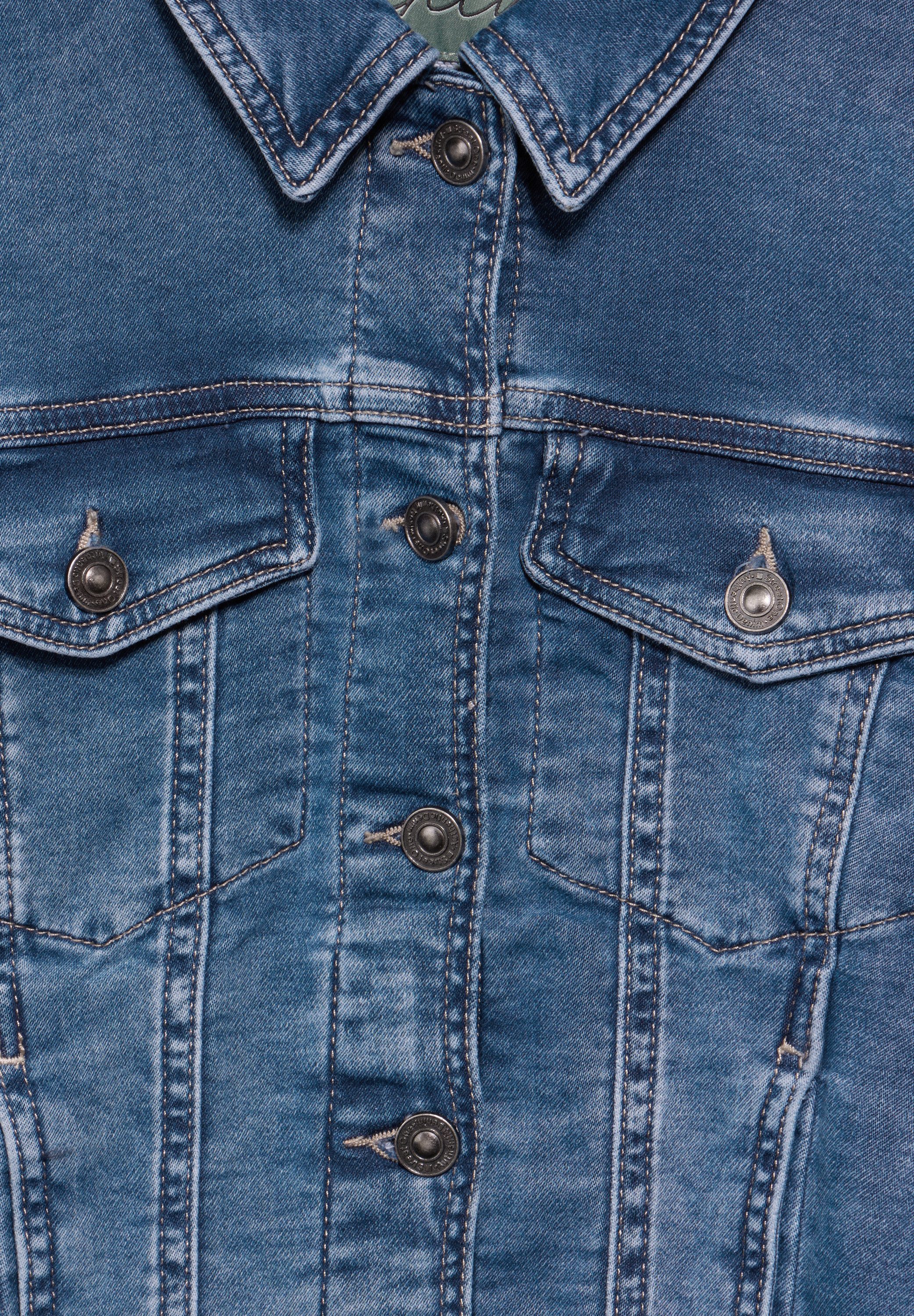 STREET ONE Jeansjacke mit Brusttaschen