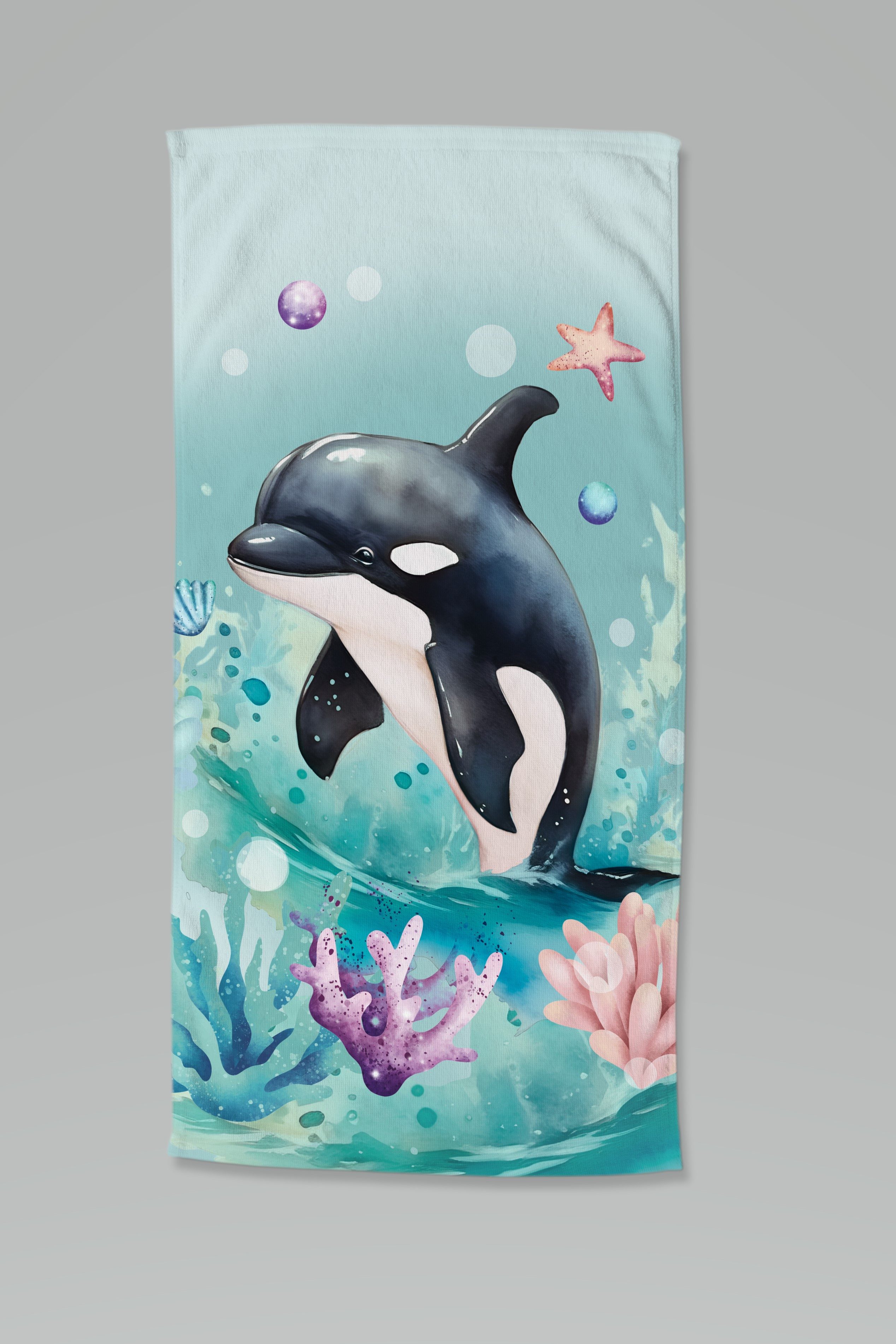good morning Strandtuch Splash, Velours (Packung, günstig online kaufen