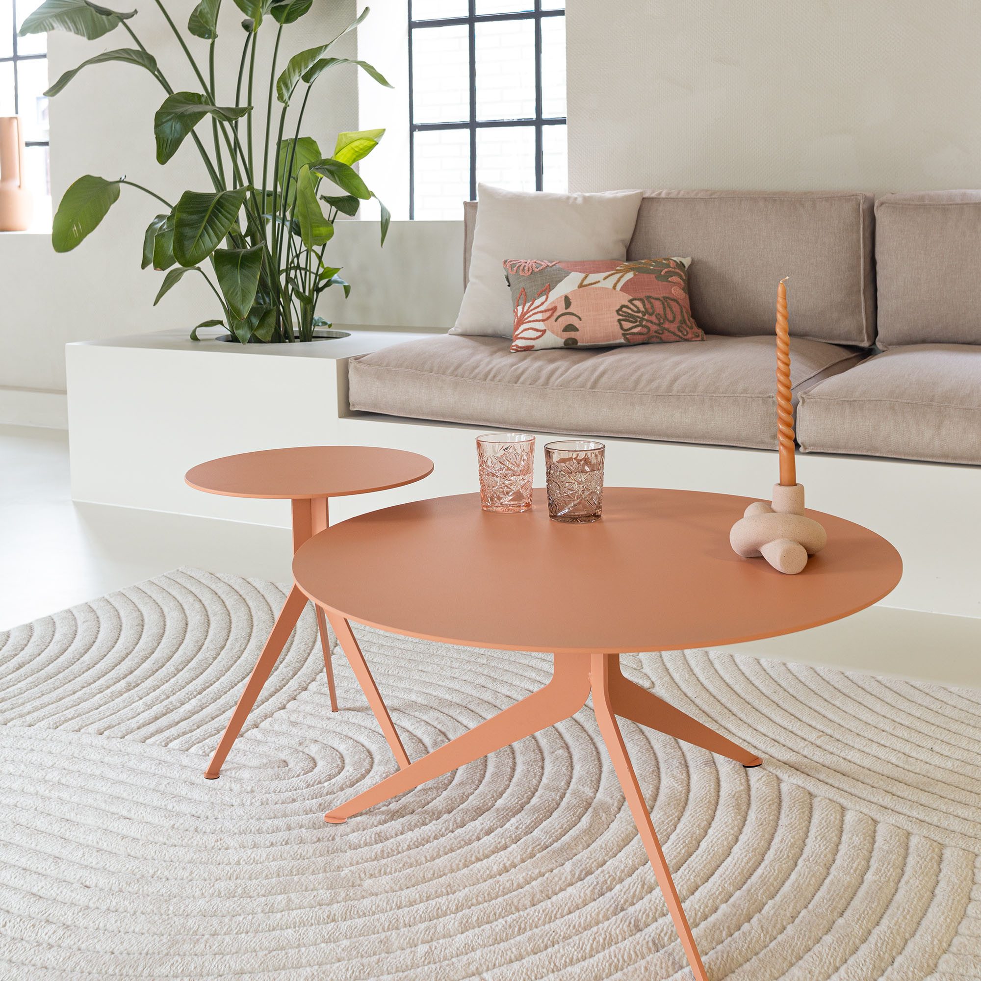Spinder Design Couchtisch DALEY, Couchtisch aus Stahl