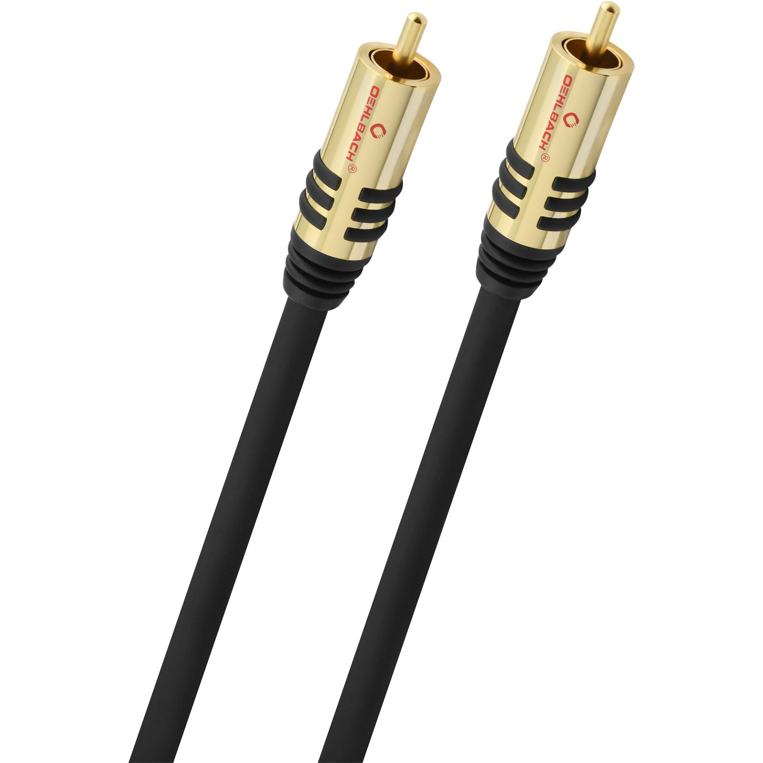 OEHLBACH NF Sub Subwoofer Cinch-Kabel Audio-Kabel, Cinch, Cinch (200 cm), Flexibel, Hochwertiges Kupfer