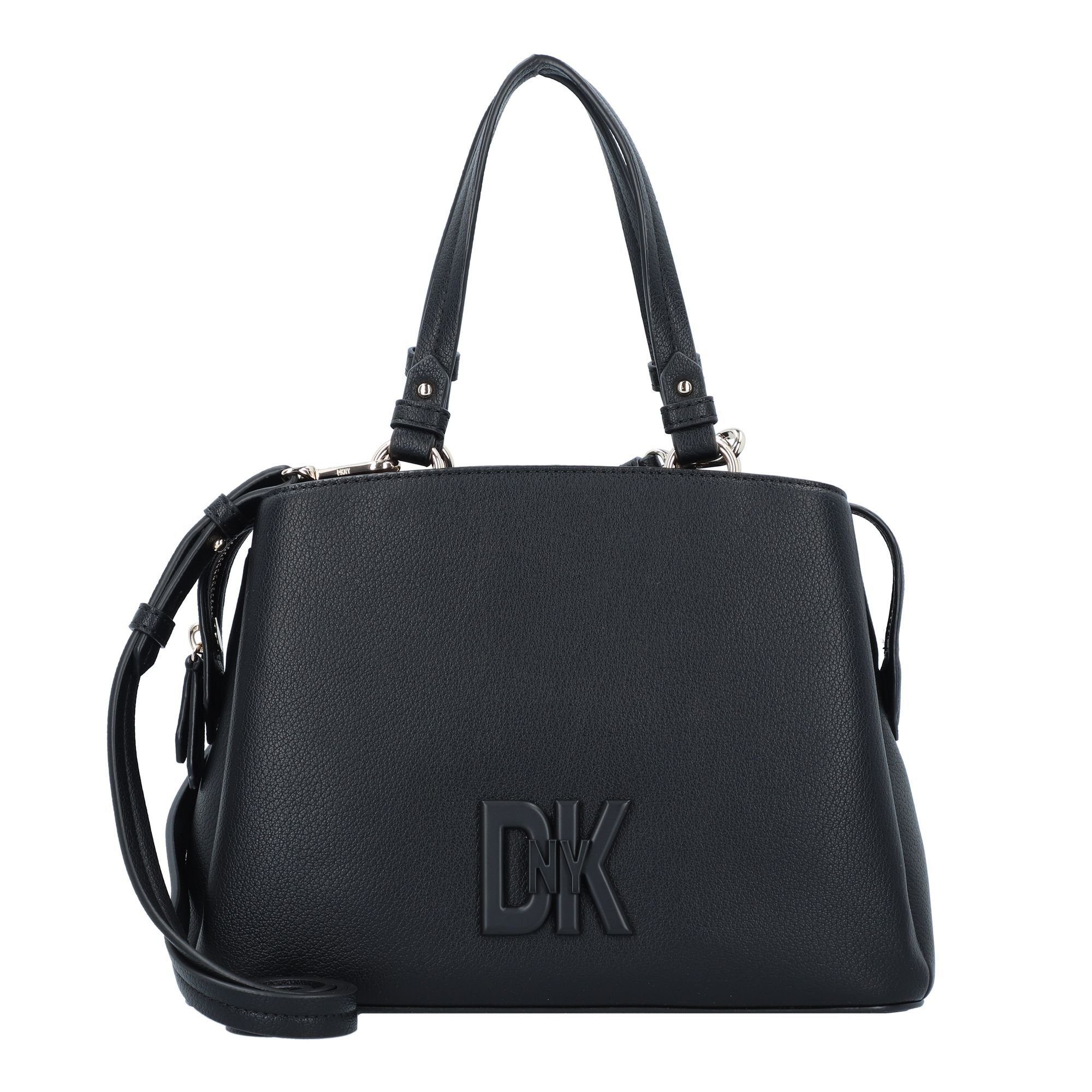 DKNY Leder Avenue, black Henkeltasche Seventh