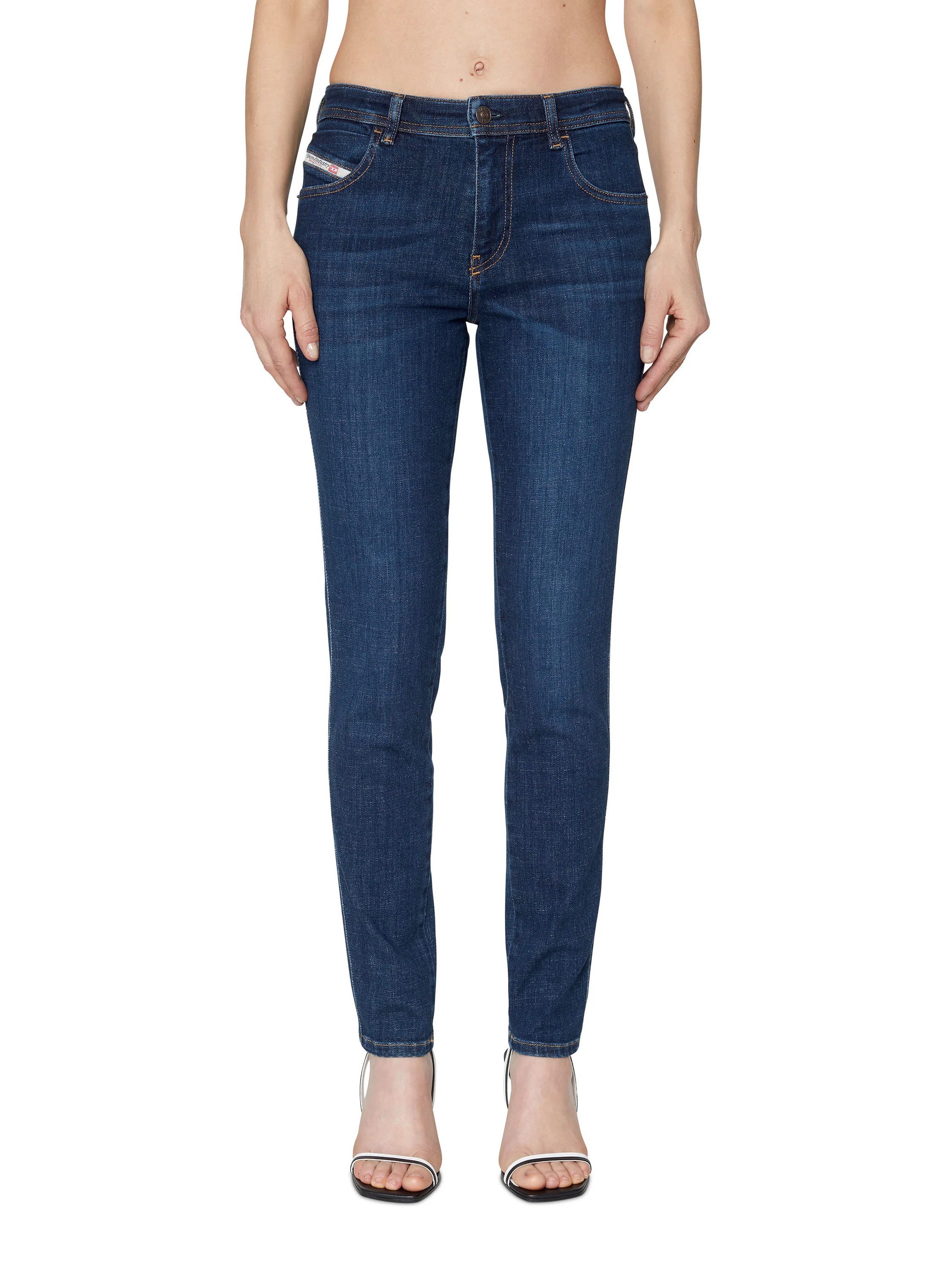 Diesel Skinny-fit-Jeans Superstretch - 2015 Babhila 09C58 - Довжина:32