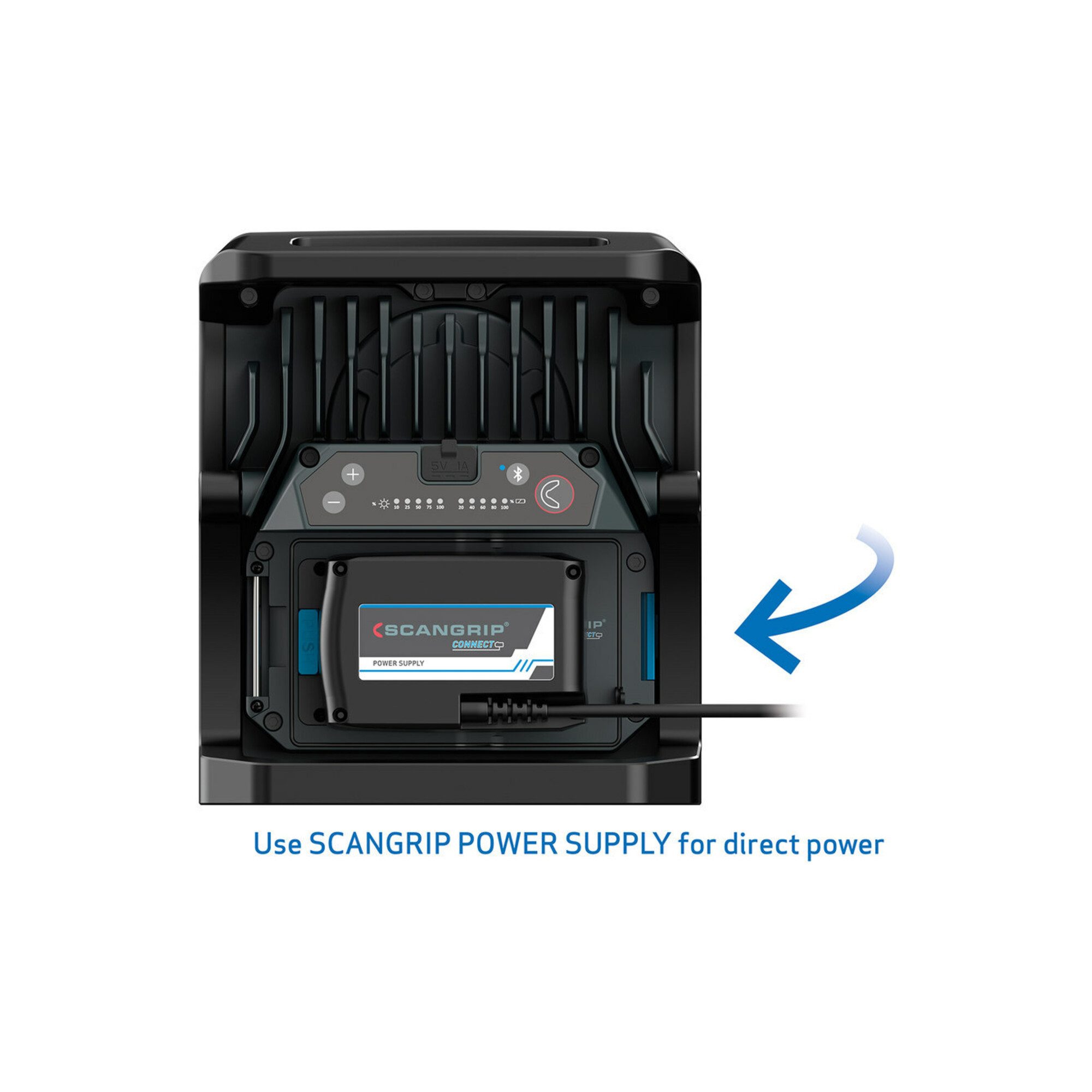 Scangrip SUP-Leuchte Stromversorger POWER SUPPLY CONNECT B83xT124xH72mm SCANGRIP