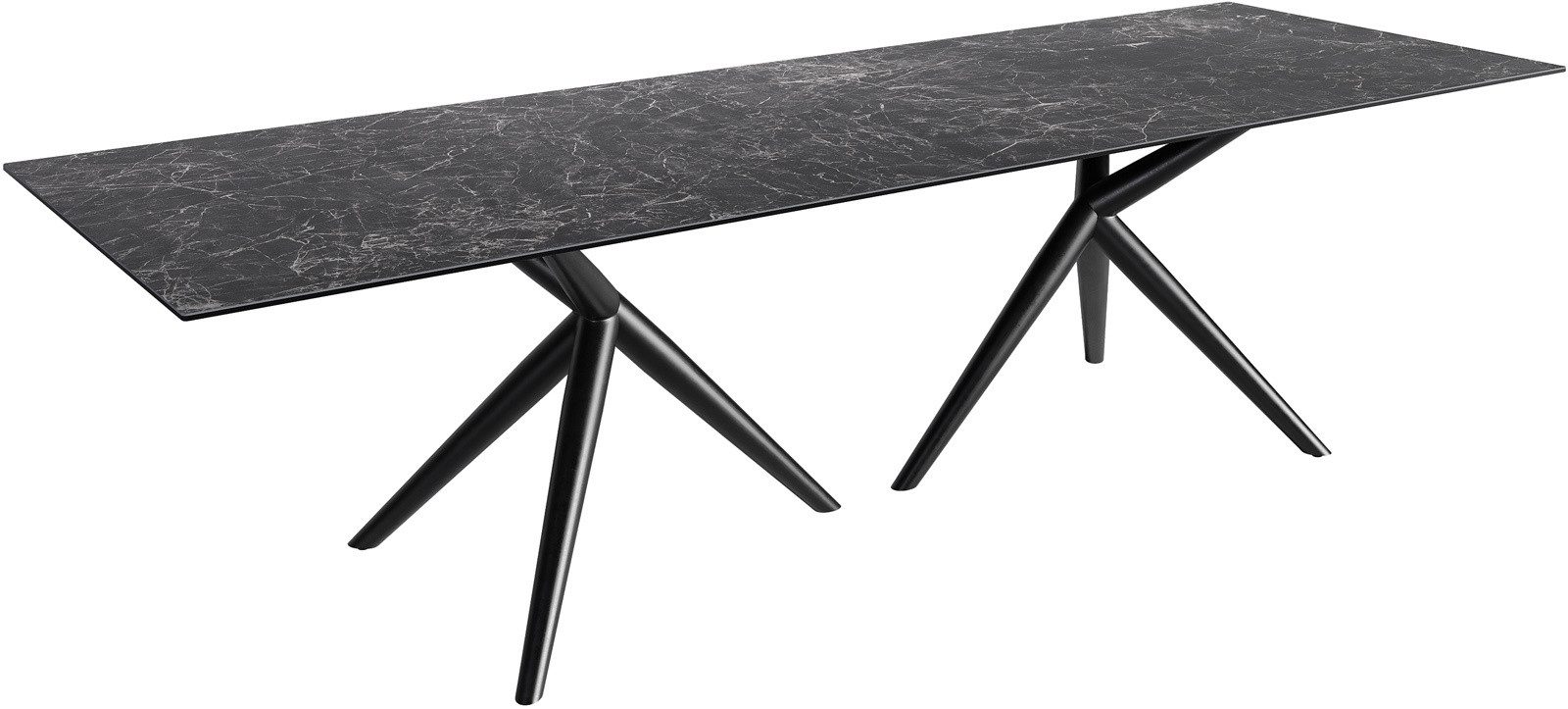 DELIFE Esstisch Edge, Keramik Laminam®Nero Greco günstig online kaufen
