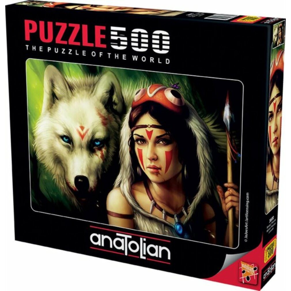 ANATOLIAN Puzzle ANATOLIAN Puzzle Prinzessin-Kriegerin 500 Teile, Puzzleteile