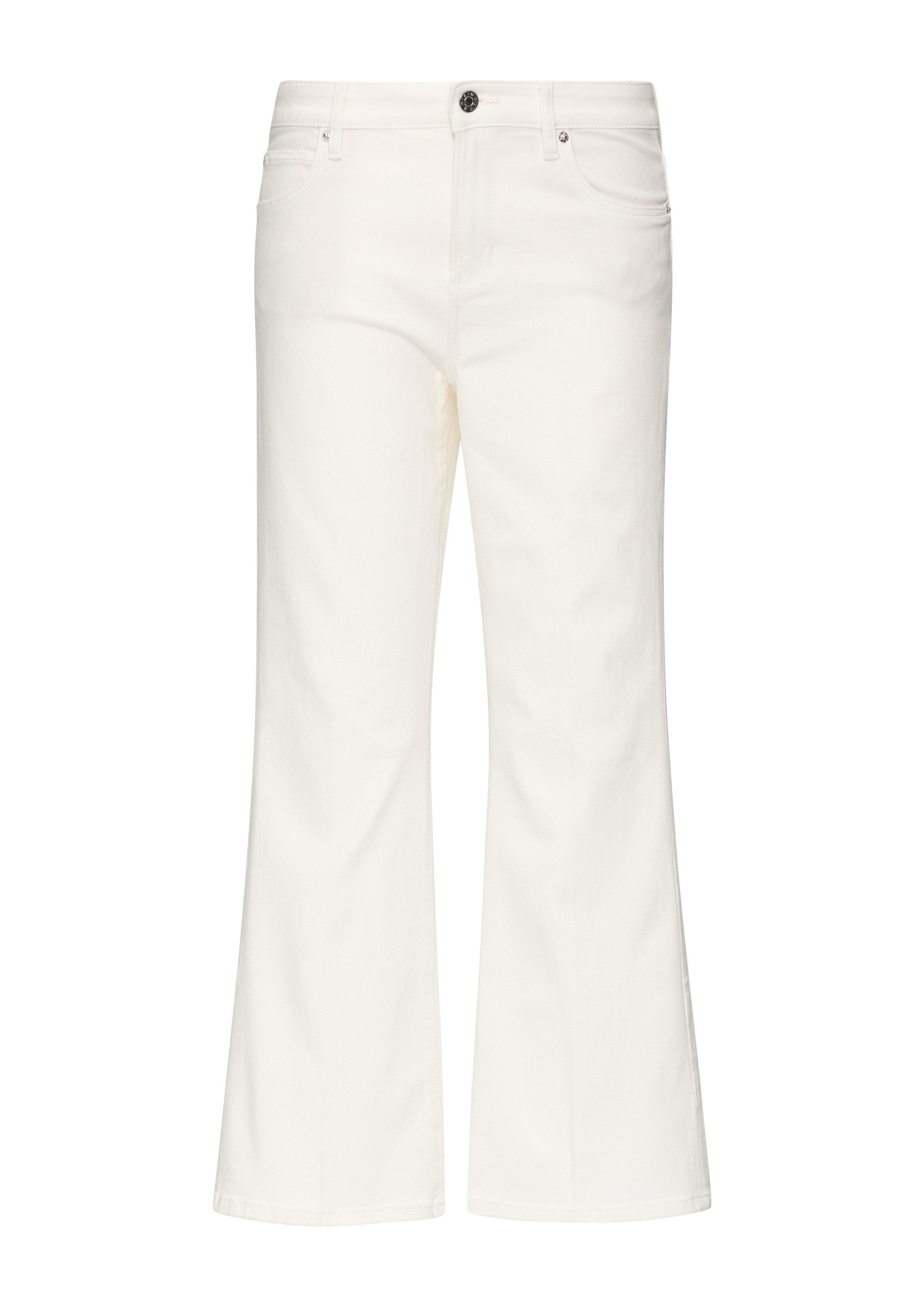 s.Oliver Bootcut-Jeans Jeans-Hose Cropped Jeans / Regular Fit / Mid Rise / Flared Leg