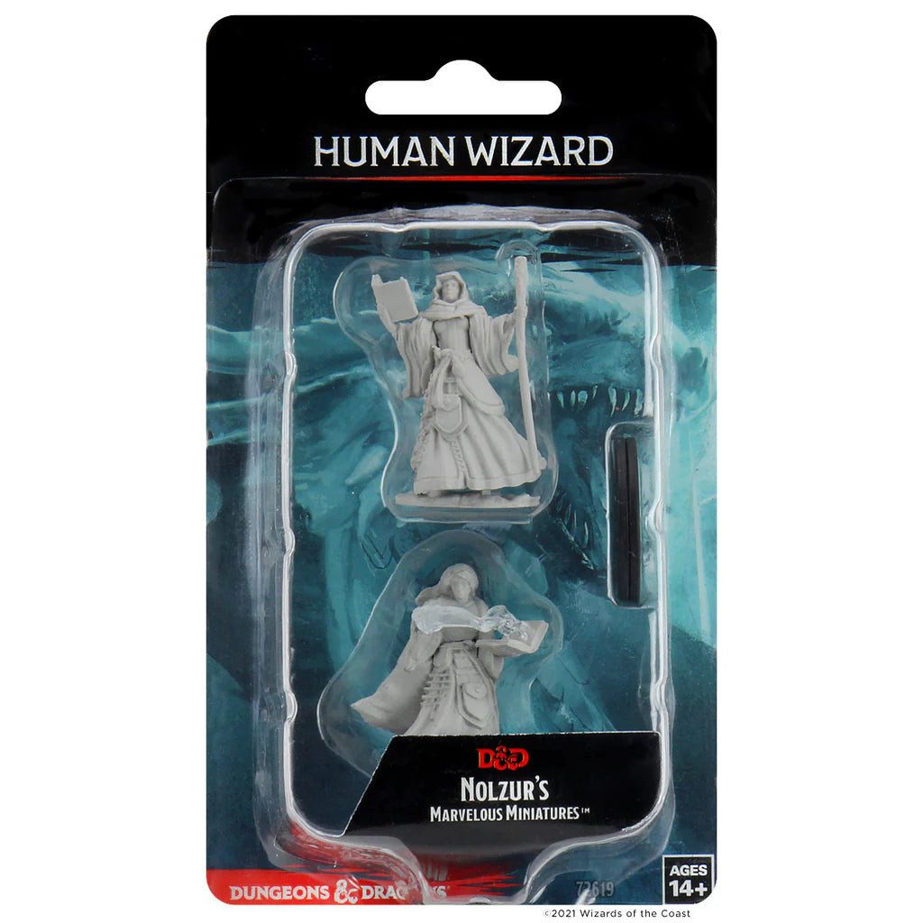 Spielfigur D&D Nolzur's Marvelous Unpainted Miniatures - Human Female Wizard