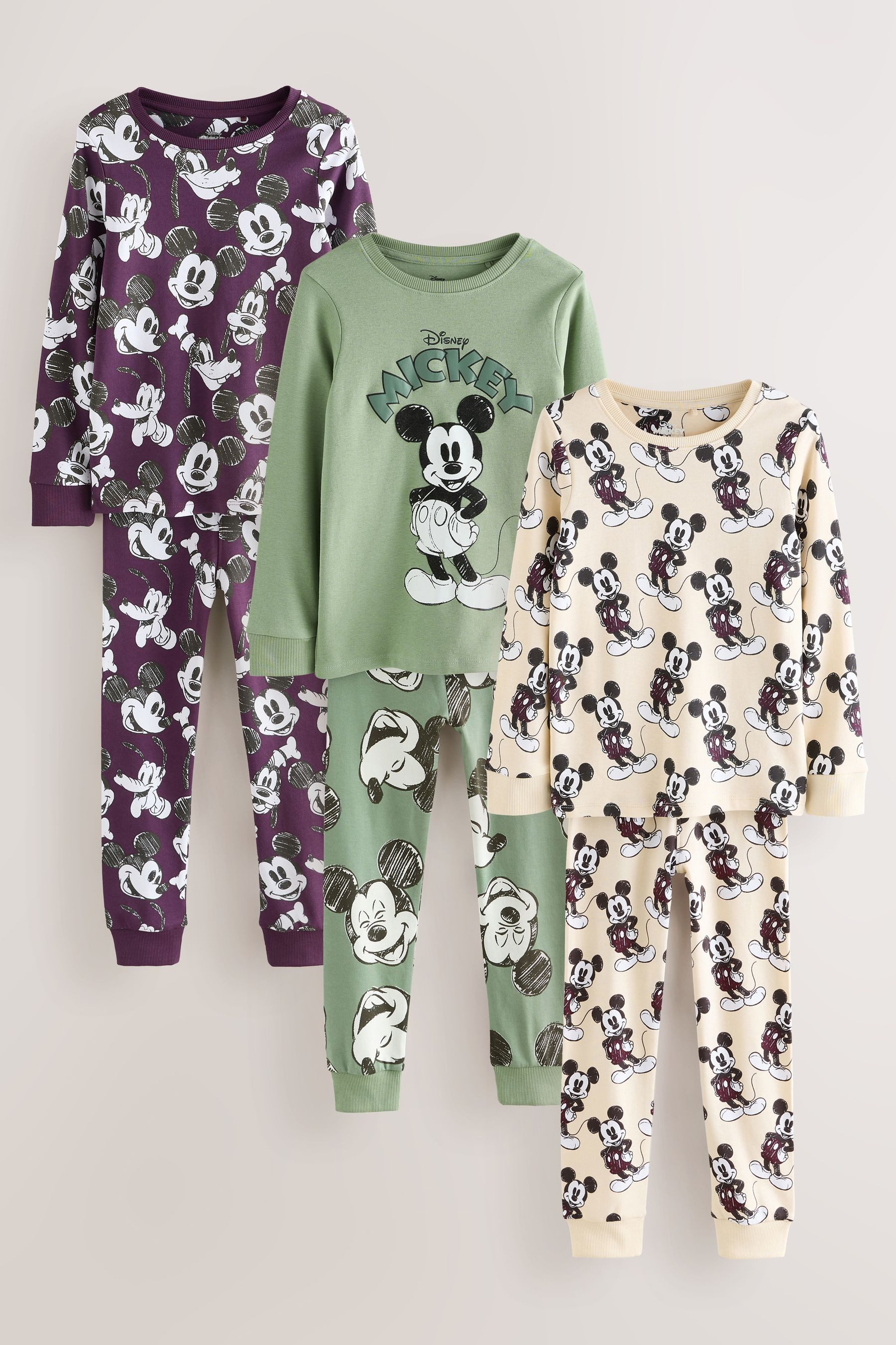 Pyjama Lizenzierte Snuggle Schlafanzüge, 3er-Pack