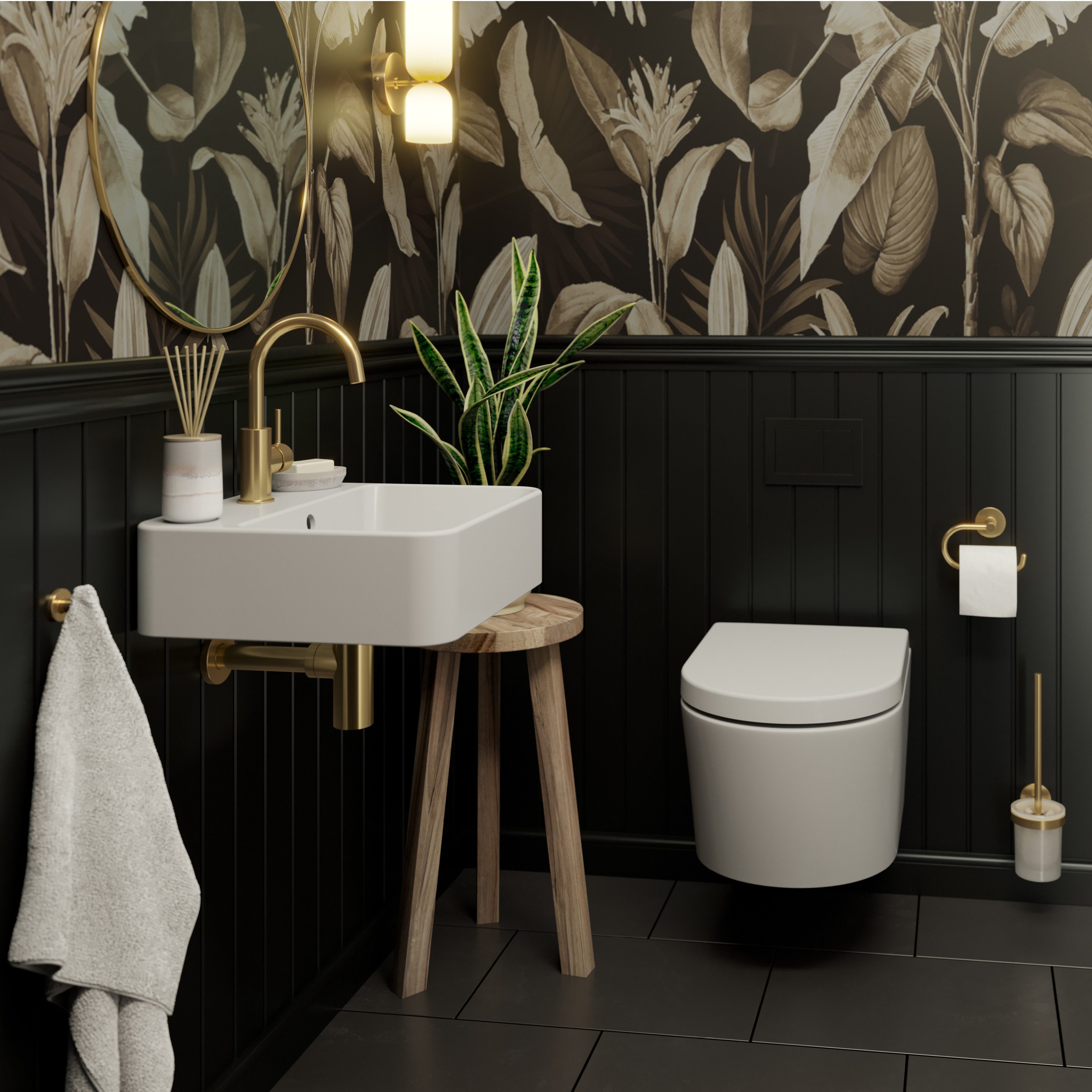 Lenz Handtuchhaken HYGGE, Badezimmer, (Packung, 2-St., 2 Stk)