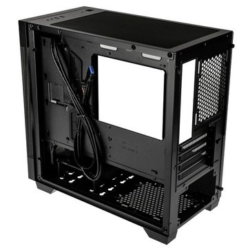 Lian Li PC-Gehäuse Lian Li LANCOOL 205M Micro-Tower Gehäuse, Gaming-Gehäuse Schwarz