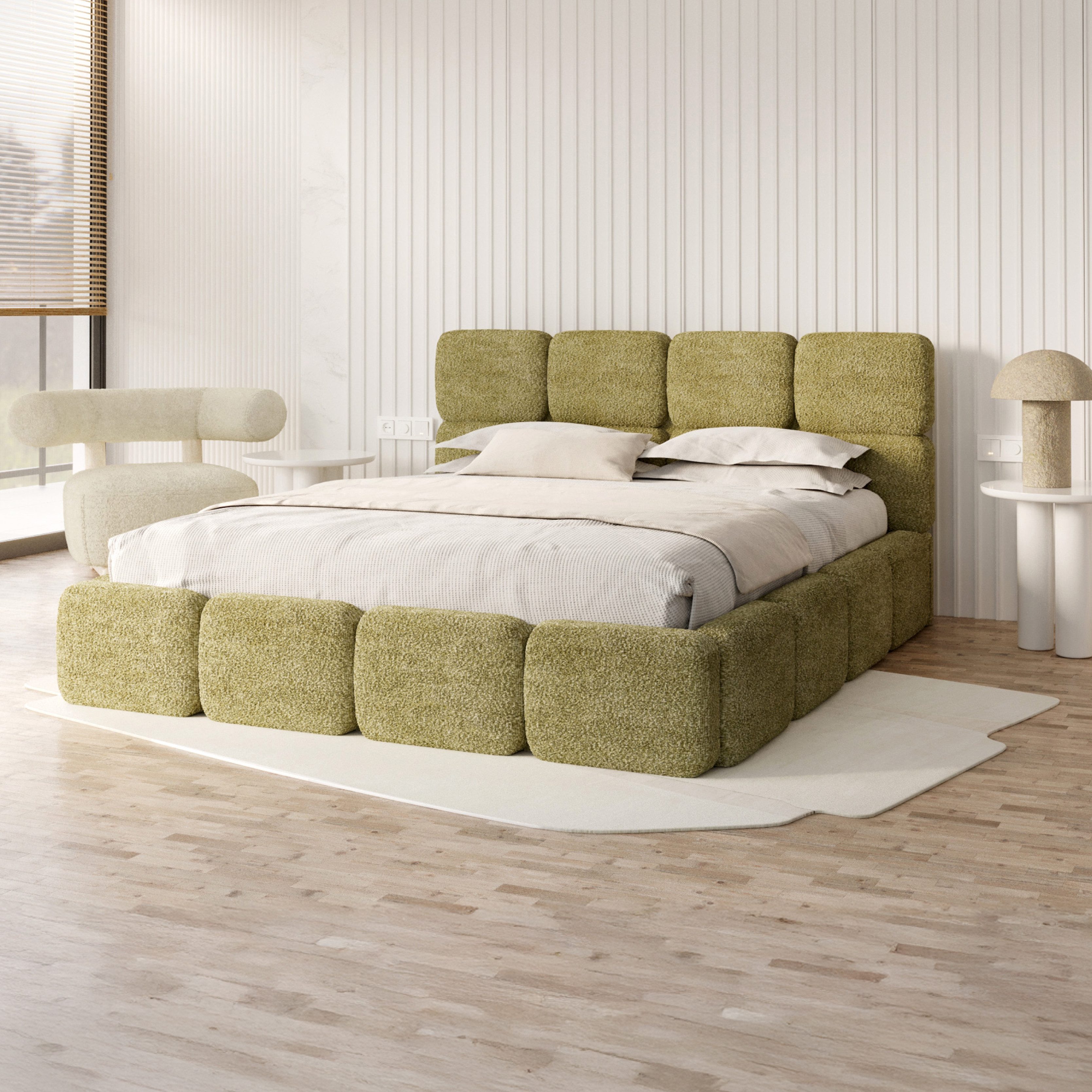 FDM Polsterbett CLOUDY Bettgestell Bett 140x200, günstig online kaufen