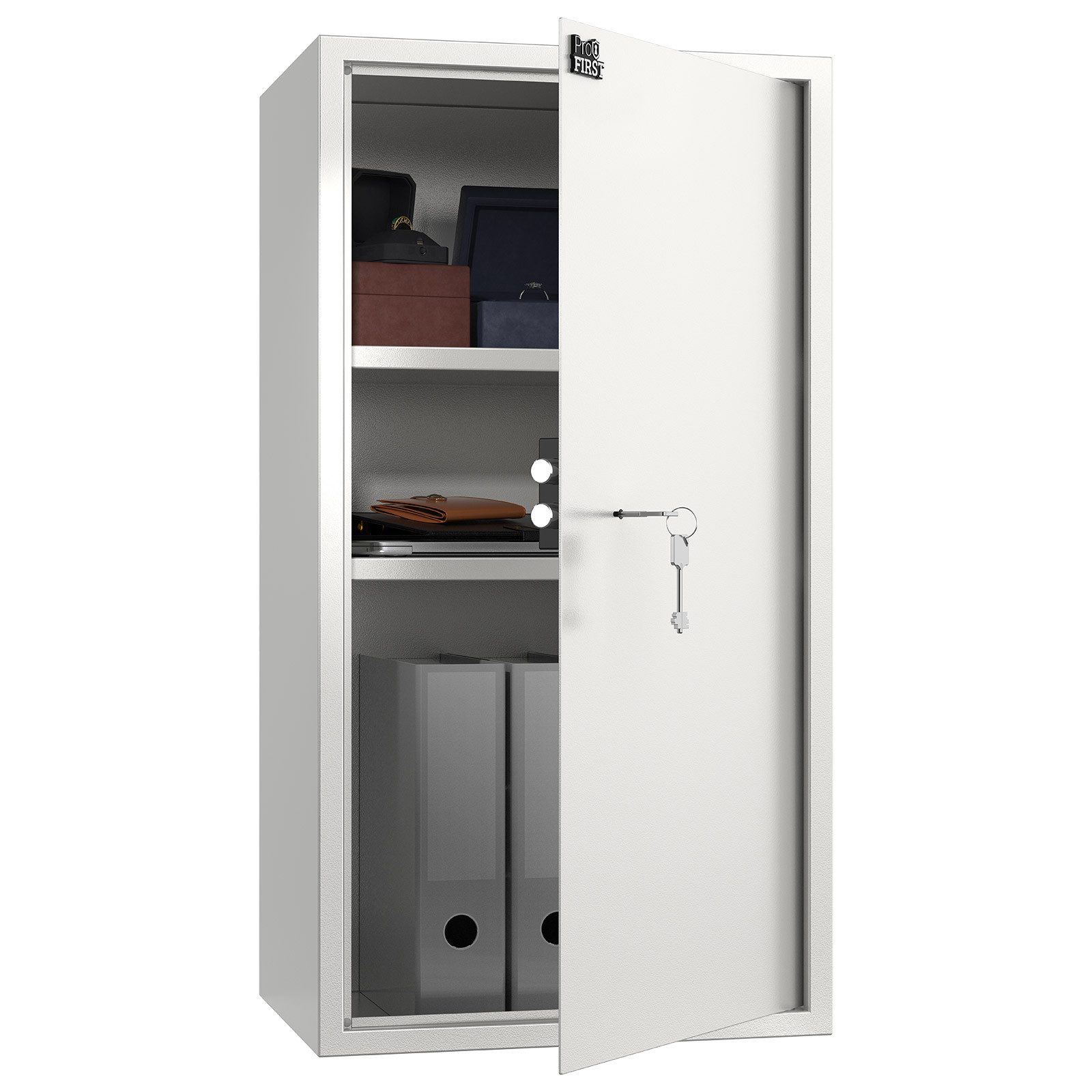 Profirst Möbeltresor Guardian 6 Doppelbartschloss Silber