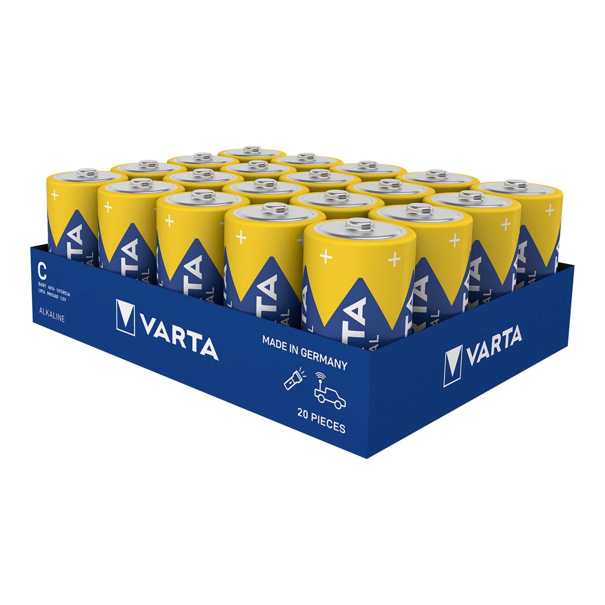 VARTA Varta Cons.Varta Batterie Industrial C Baby, R14, Al-Mn 4014 Ind. Stk. Batterie