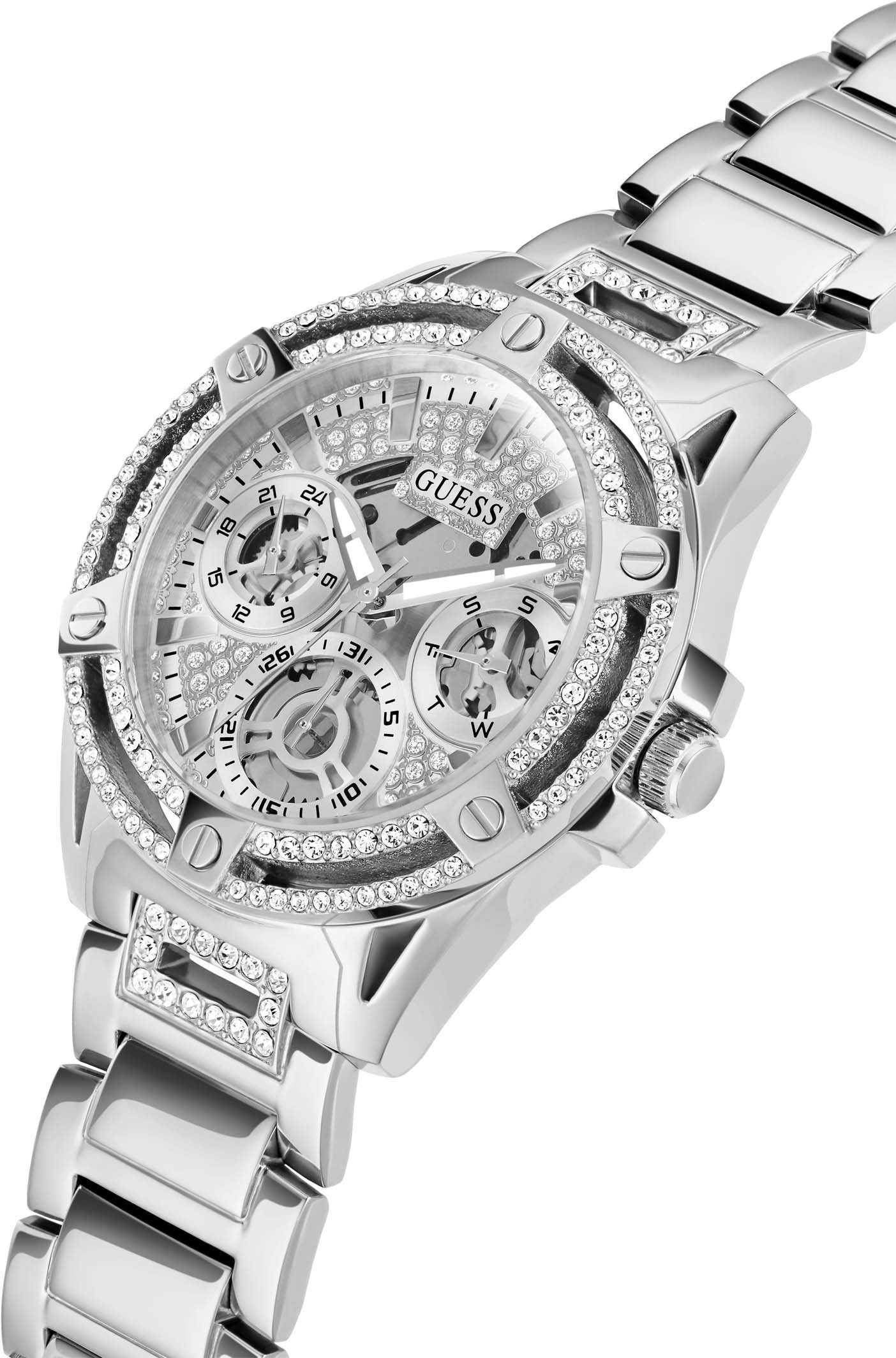 Guess Multifunktionsuhr QUEEN GW0464L1, Armbanduhr, Quarzuhr, Damenuhr