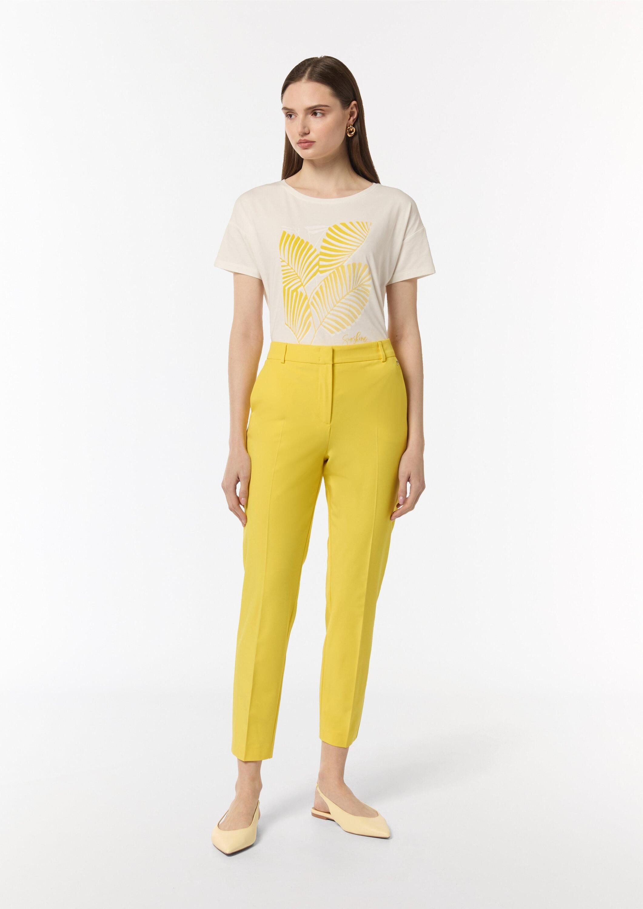 comma Chinos Hose Stoffhose mit Bügelfalten