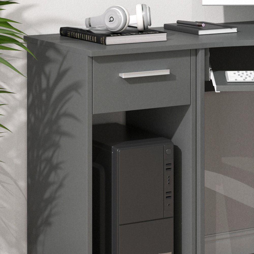 Vicco PC-Schrank Odin, Anthrazit, 35.1 x 45 cm