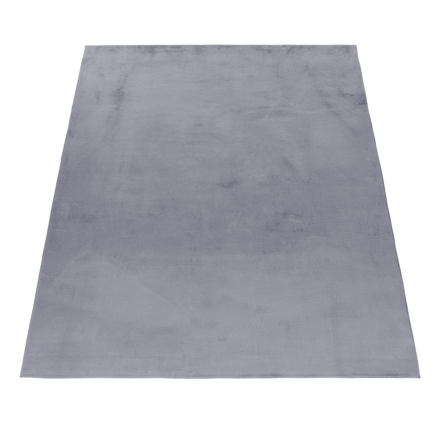 Ayyildiz Teppiche Hochflor-Teppich POUFFY 5100, rechteckig, Höhe: 20 mm, Läufer, weicher glatter Softflor, Kaninchen Fell Haptik, waschbar