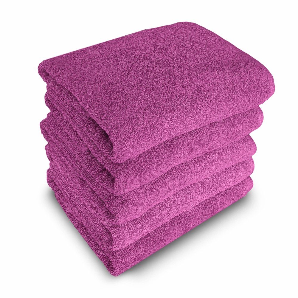 MatratzenL.A.B® Handtuch Set 500 g/m², Auswahl: mit 100% zur Aufhänger, 30x50 1-tlg), (einzeln 50x100, verpackt, 23 - fuchsia 50x70, 18 Baumwolle, Farben cm, 70x140