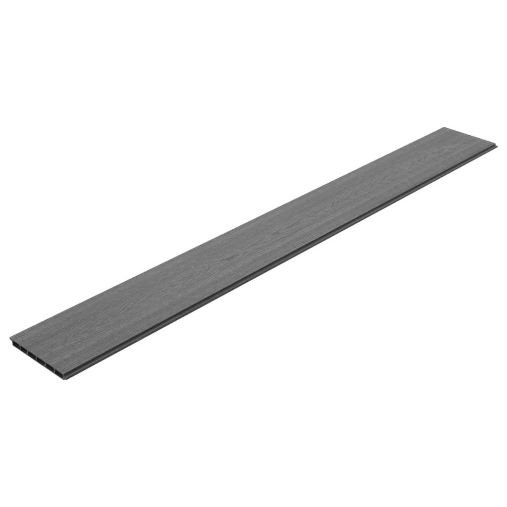 furnicato Zaunriegel Ersatz-Zaunbretter 9 Stk. WPC 170 cm Grau, (1-St)