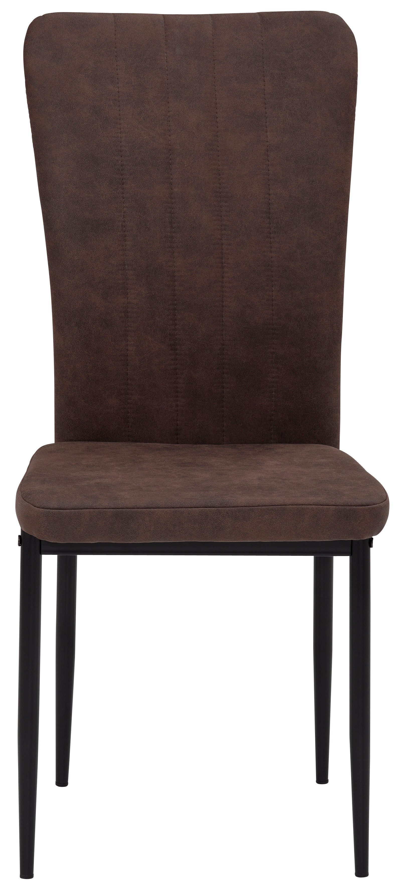 Home affaire 4-Fußstuhl Bergamo (Set, 4 St), erhältlich in Samt, Vintage-Mikrofaser und Webstoff in vielen Farben