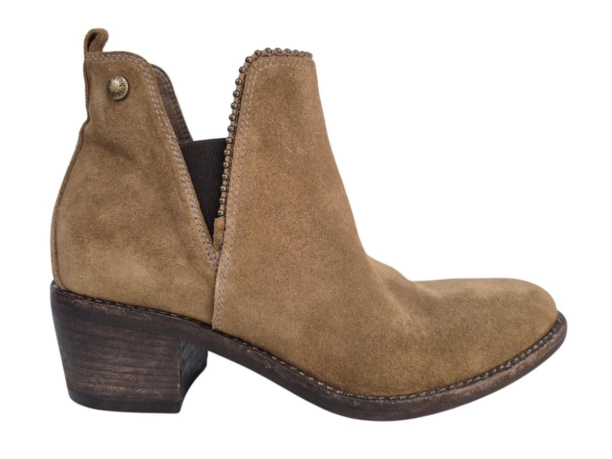 Nubuk braun Stiefelette