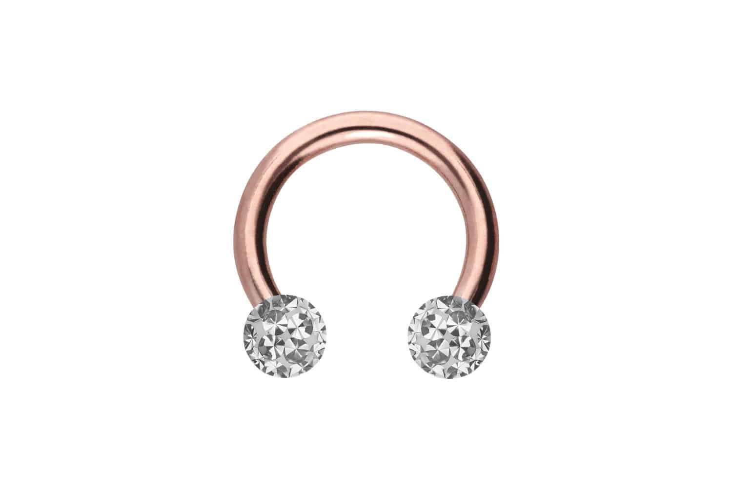Farbe: Roségoldfarben + Kristall: Kristallklar
