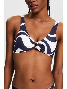 Esprit Bustier-Bikini-Top Bikinitop mit Print
