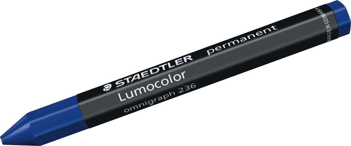 STAEDTLER Maltuch Universalkreide omnigraph permanent blau (12 Stück)