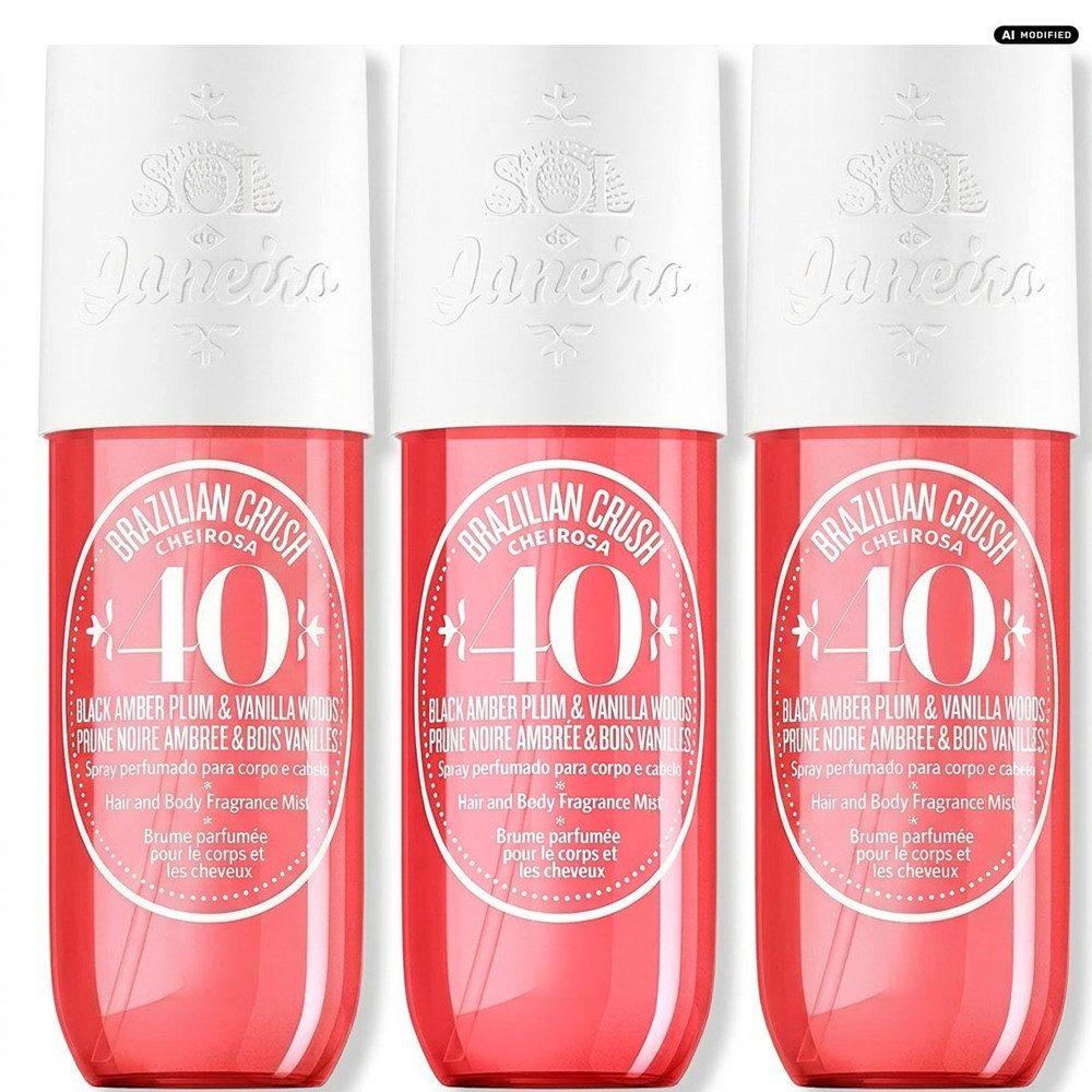 Sol de Janeiro Gesichts- und Körperspray Sol de Janeiro Body Spray Cheirosa 40 3er Set, Vorteilspack mit drei Bodysprays für vielseitige Anwendung