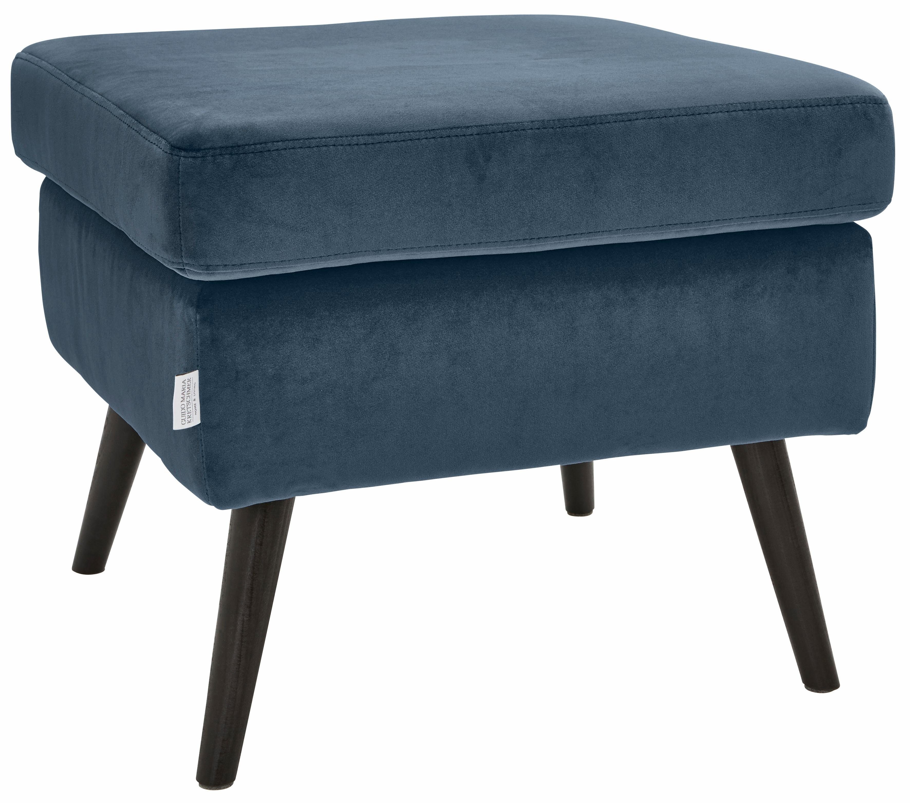 OTTO home Hocker Salla, Bezug auch in Luxus-Microfaser in Teddyfelloptik