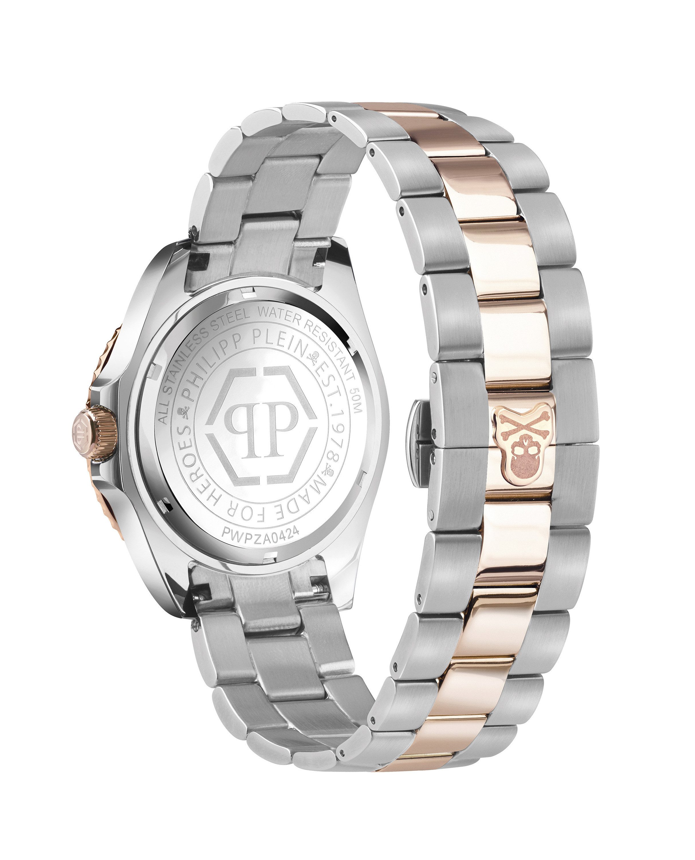 PHILIPP PLEIN Quarzuhr GMT-I CHALLENGER BAGUETTES, (1-tlg), Quarz-Analoguhr günstig online kaufen