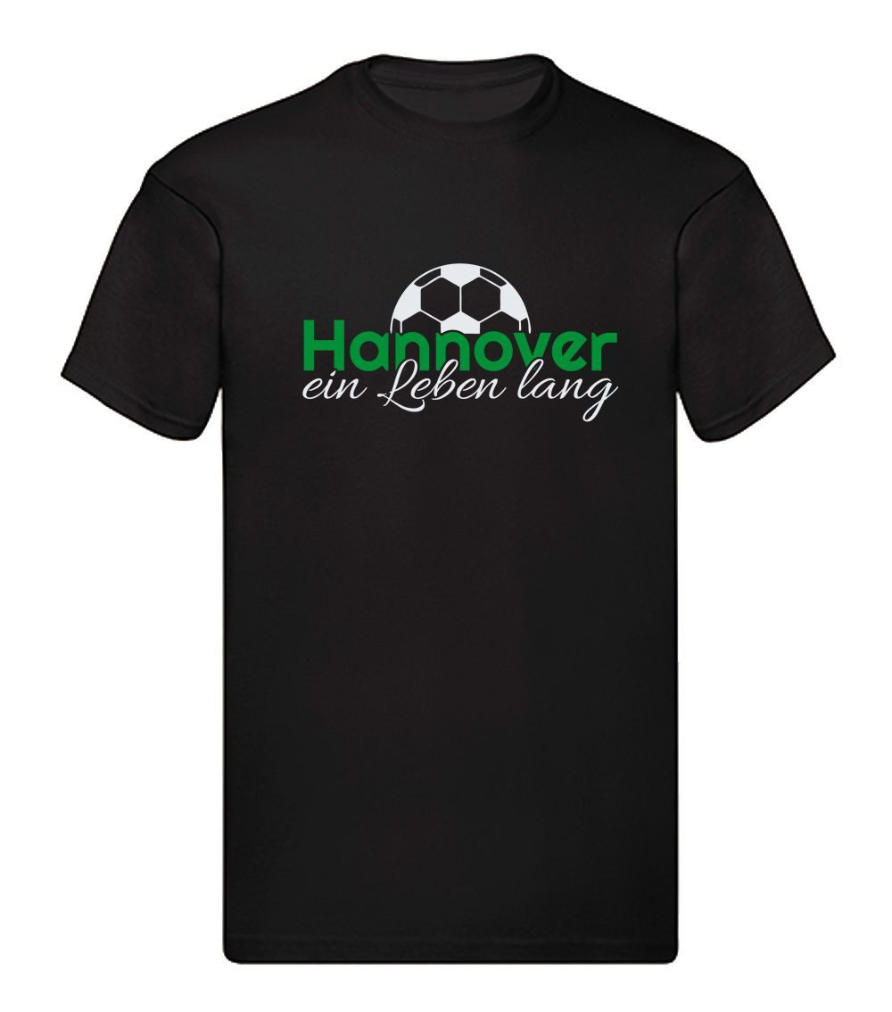 G-graphics T-Shirt Hannover ein Leben lang (1-tlg) Herren T-Shirt mit einem Motiv für den echten Fan