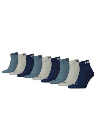 PUMA Короткие носки PUMA QUARTER-V 9P (Packung, 9-Paar, 9er-Pack)
